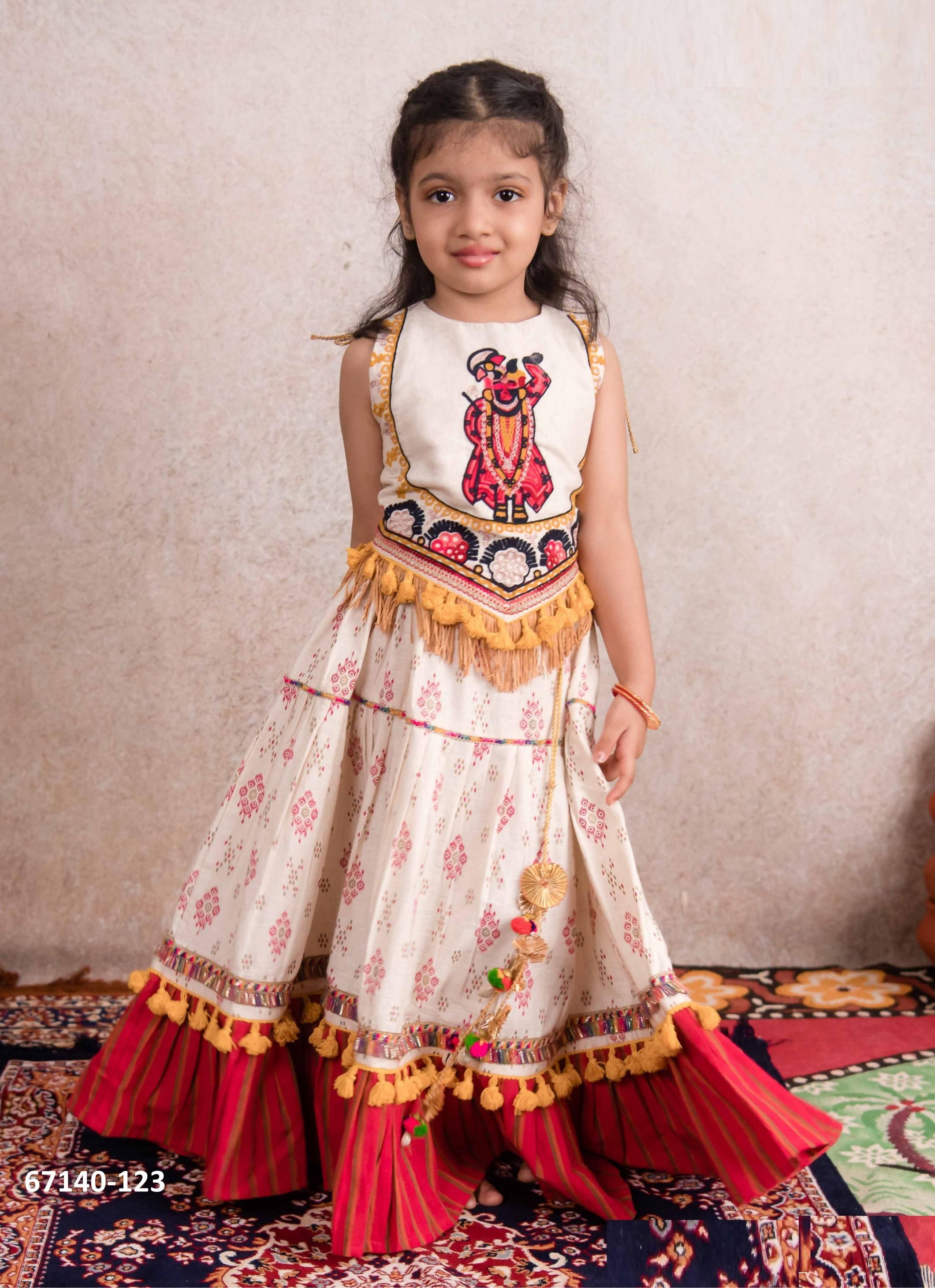 NAVRATRI SPECIAL KIDS LEHENGA CO-ORD SET 1 - Catalog # 67140 (Set of 8 Readymade Lehengas) NAVRATRI SPECIAL KIDS LEHENGA CO-ORD SET 1 - Catalog # 67140 (Set of 8 Readymade Lehengas)