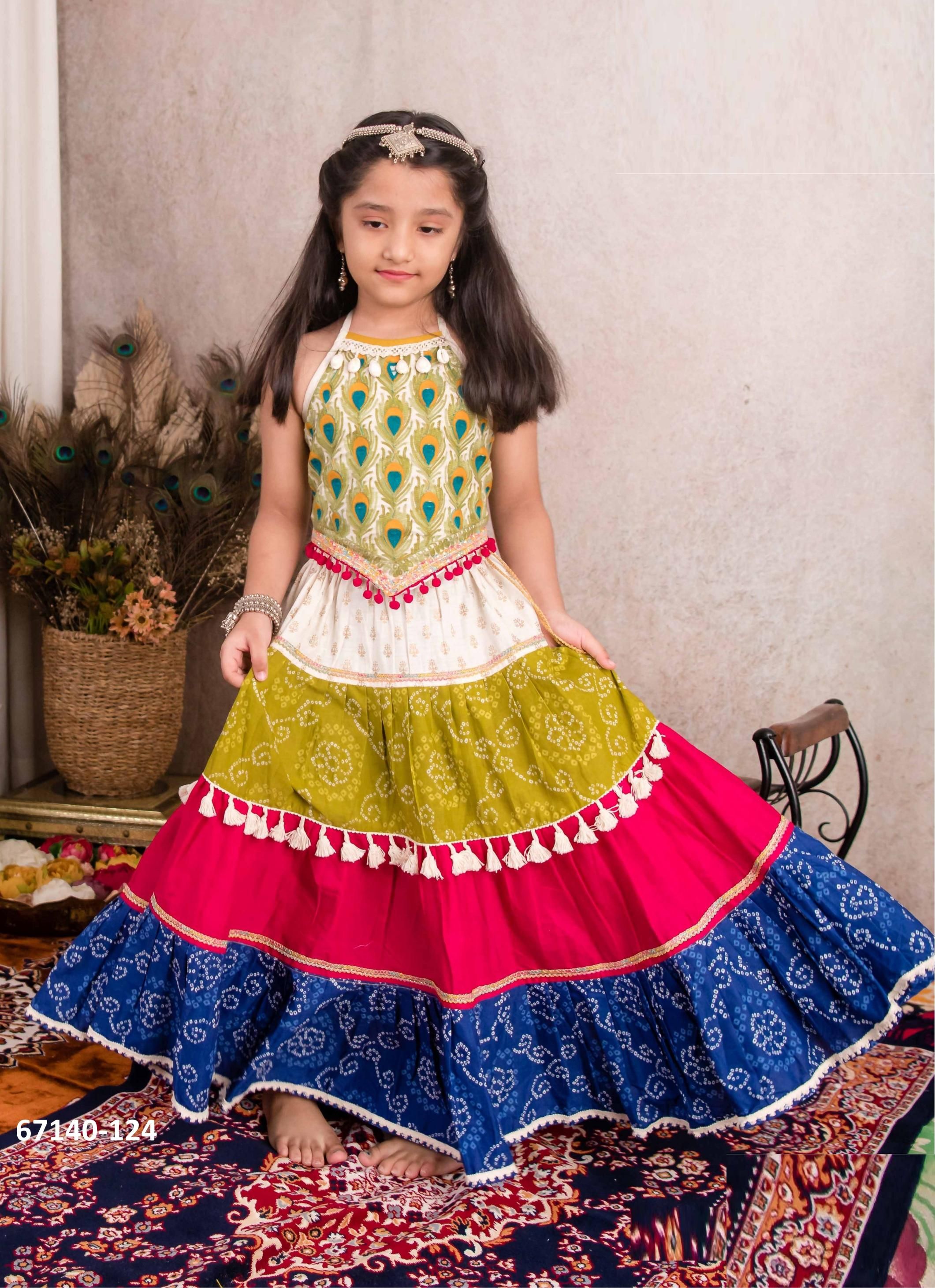 NAVRATRI SPECIAL KIDS LEHENGA CO-ORD SET 1 - Catalog # 67140 (Set of 8 Readymade Lehengas) NAVRATRI SPECIAL KIDS LEHENGA CO-ORD SET 1 - Catalog # 67140 (Set of 8 Readymade Lehengas)