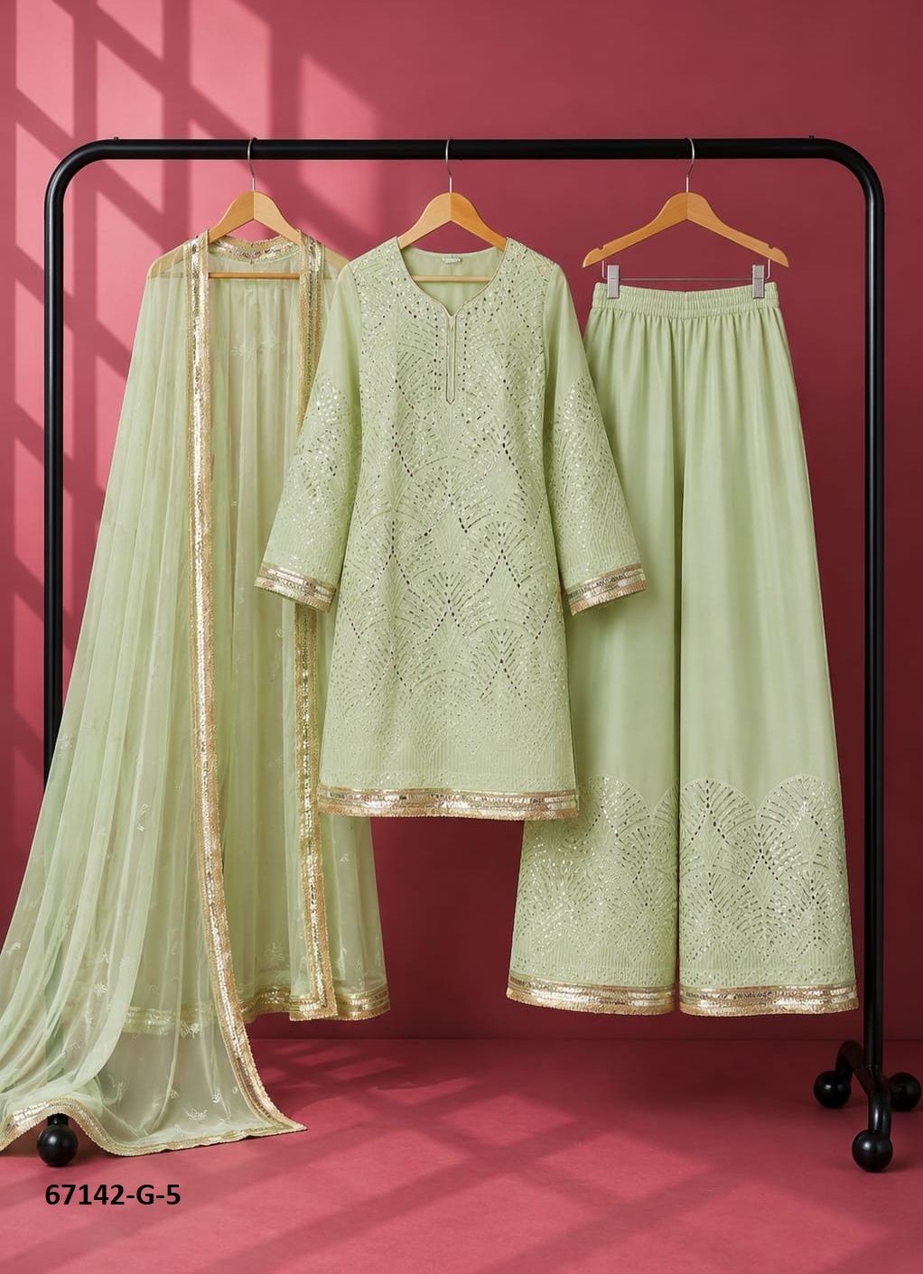 DESIGN G1 - Catalog # 67142 (Set of 5 Readymade Salwar Suits) DESIGN G1 - Catalog # 67142 (Set of 5 Readymade Salwar Suits)