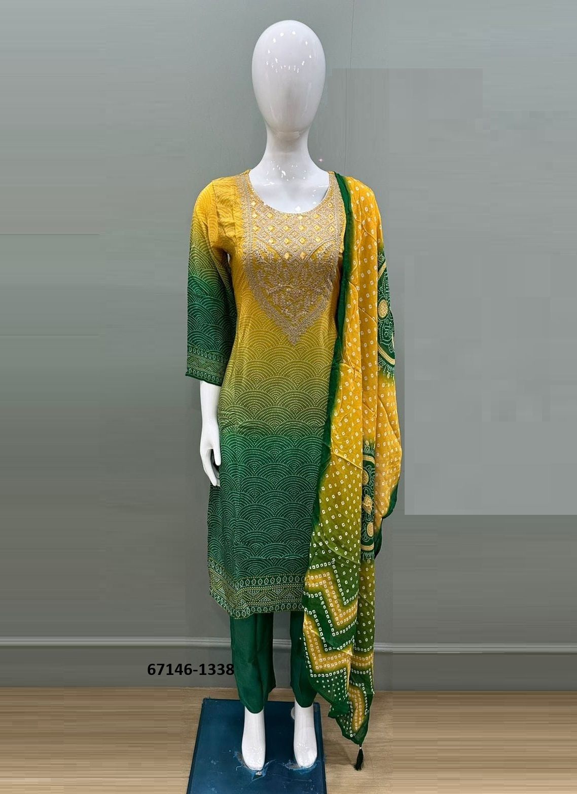CALIBER - Catalog # 67146 (Set of 4 SIZE-SETS [Readymade Salwar Suits])