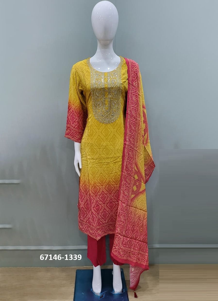 CALIBER - Catalog # 67146 (Set of 4 SIZE-SETS [Readymade Salwar Suits])