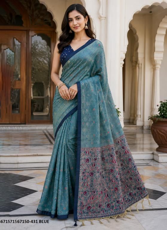 PATTERN 431 - Catalog # 67150 (Set of 4 Sarees) PATTERN 431 - Catalog # 67150 (Set of 4 Sarees)