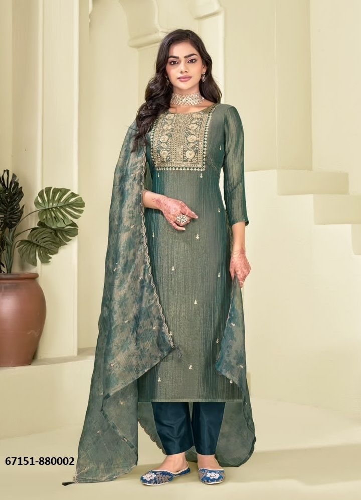 ALIFAA - Catalog # 67151 (Set of 10 Readymade Salwar Suits) ALIFAA - Catalog # 67151 (Set of 10 Readymade Salwar Suits)