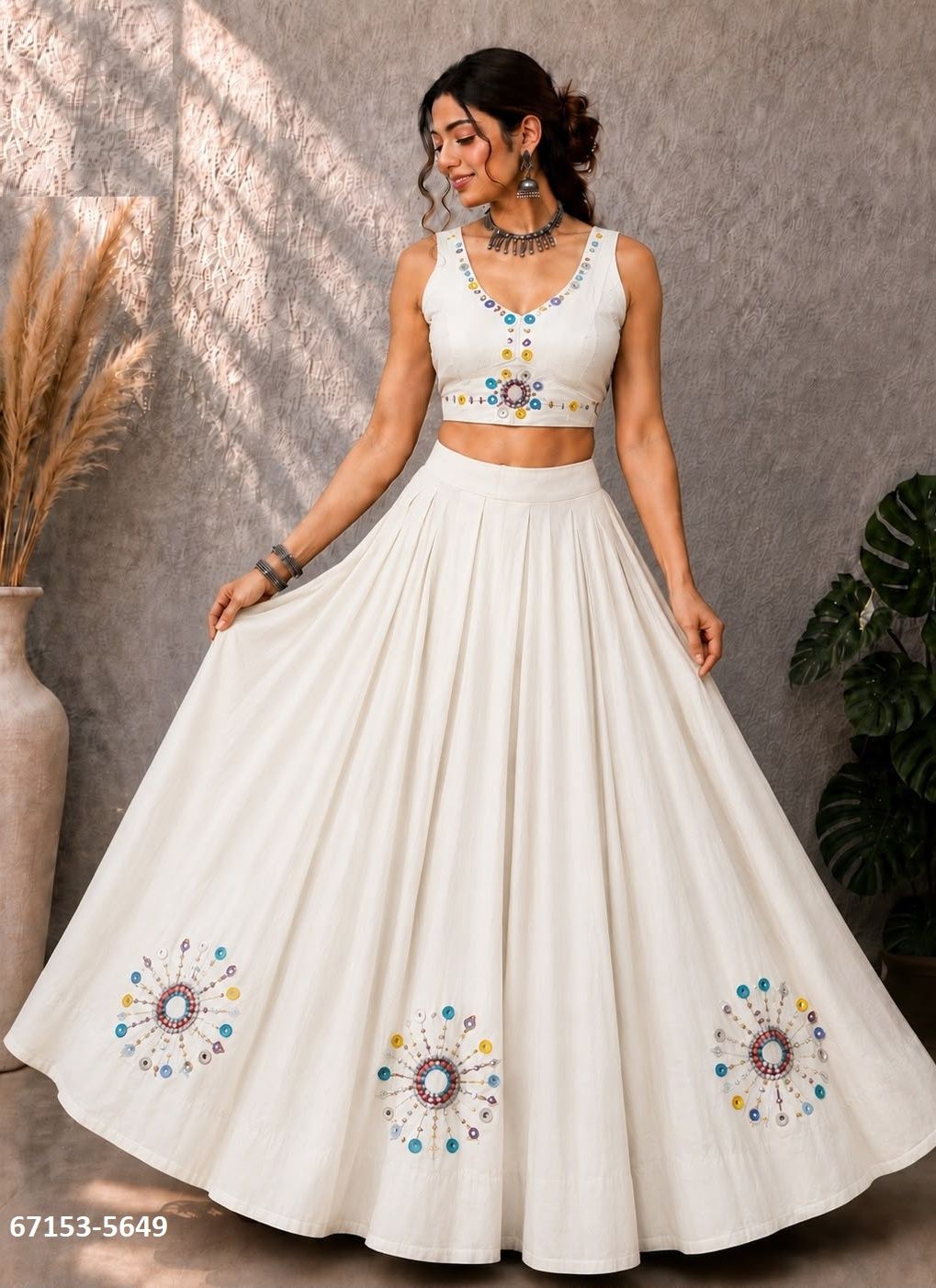 KHELAIYAA - Catalog # 67153 (Set of 4 Readymade Lehengas)
