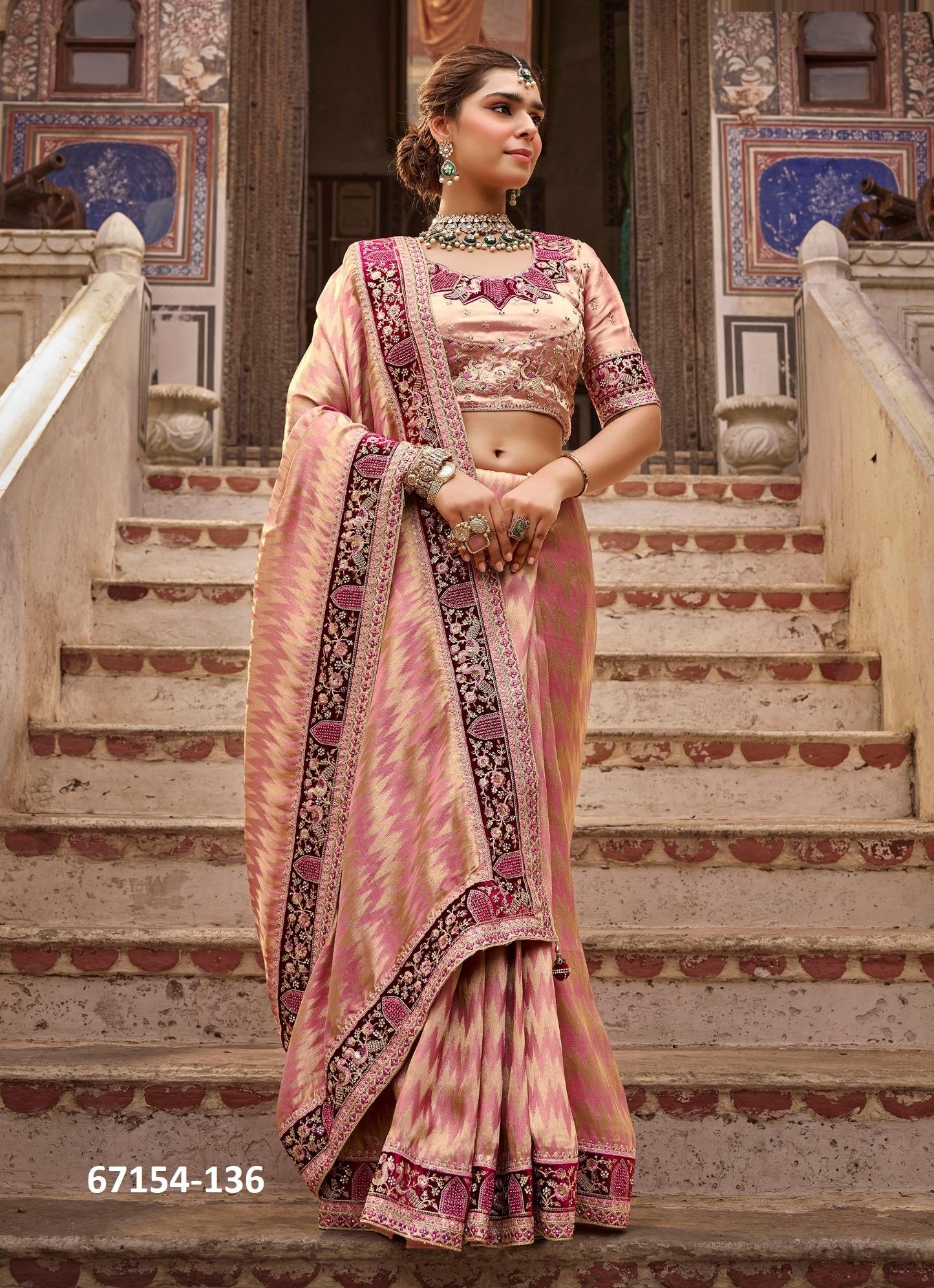 SAKSHI - Catalog # 67154 (Set of 4 Sarees) SAKSHI - Catalog # 67154 (Set of 4 Sarees)