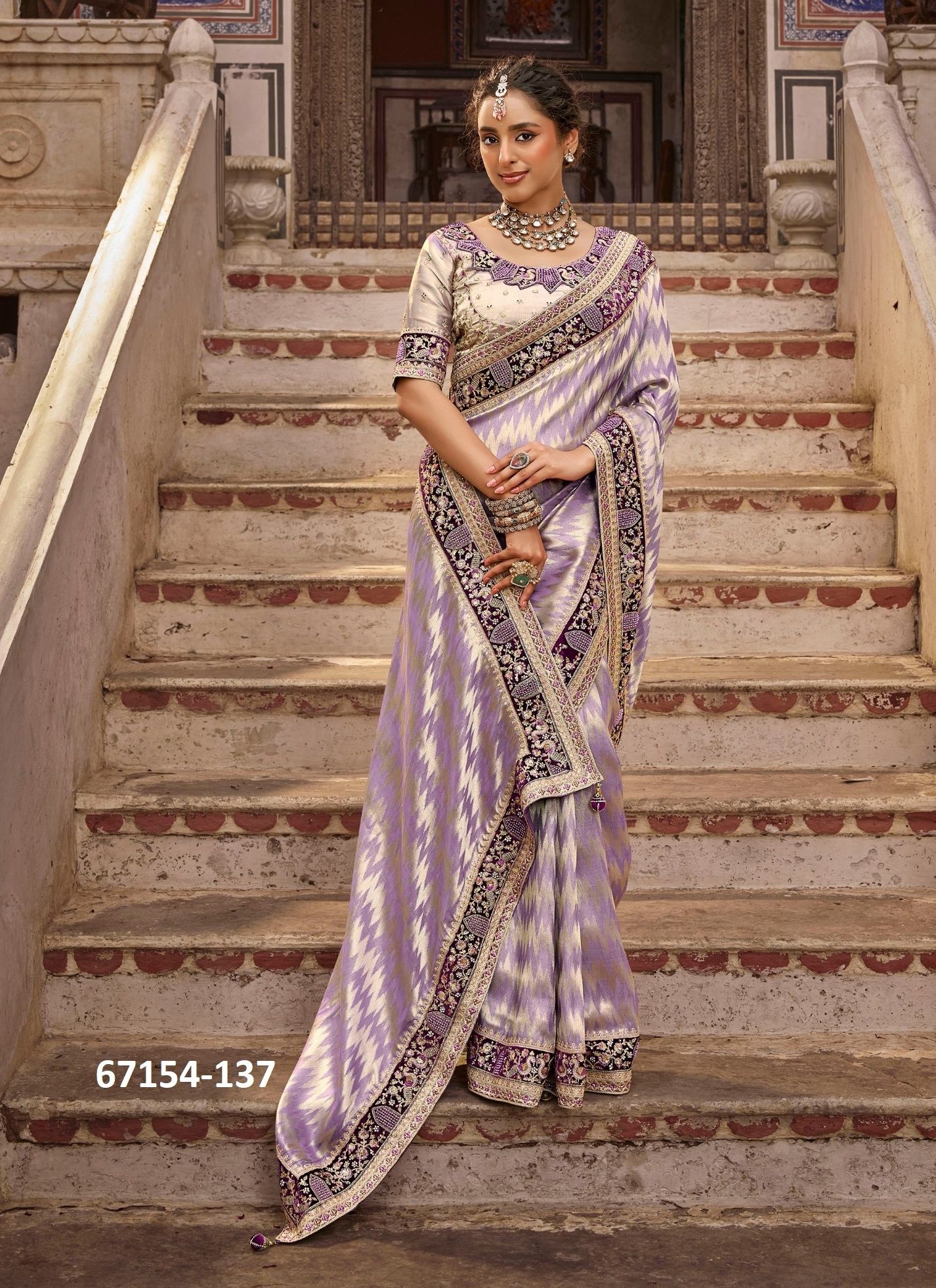 SAKSHI - Catalog # 67154 (Set of 4 Sarees) SAKSHI - Catalog # 67154 (Set of 4 Sarees)