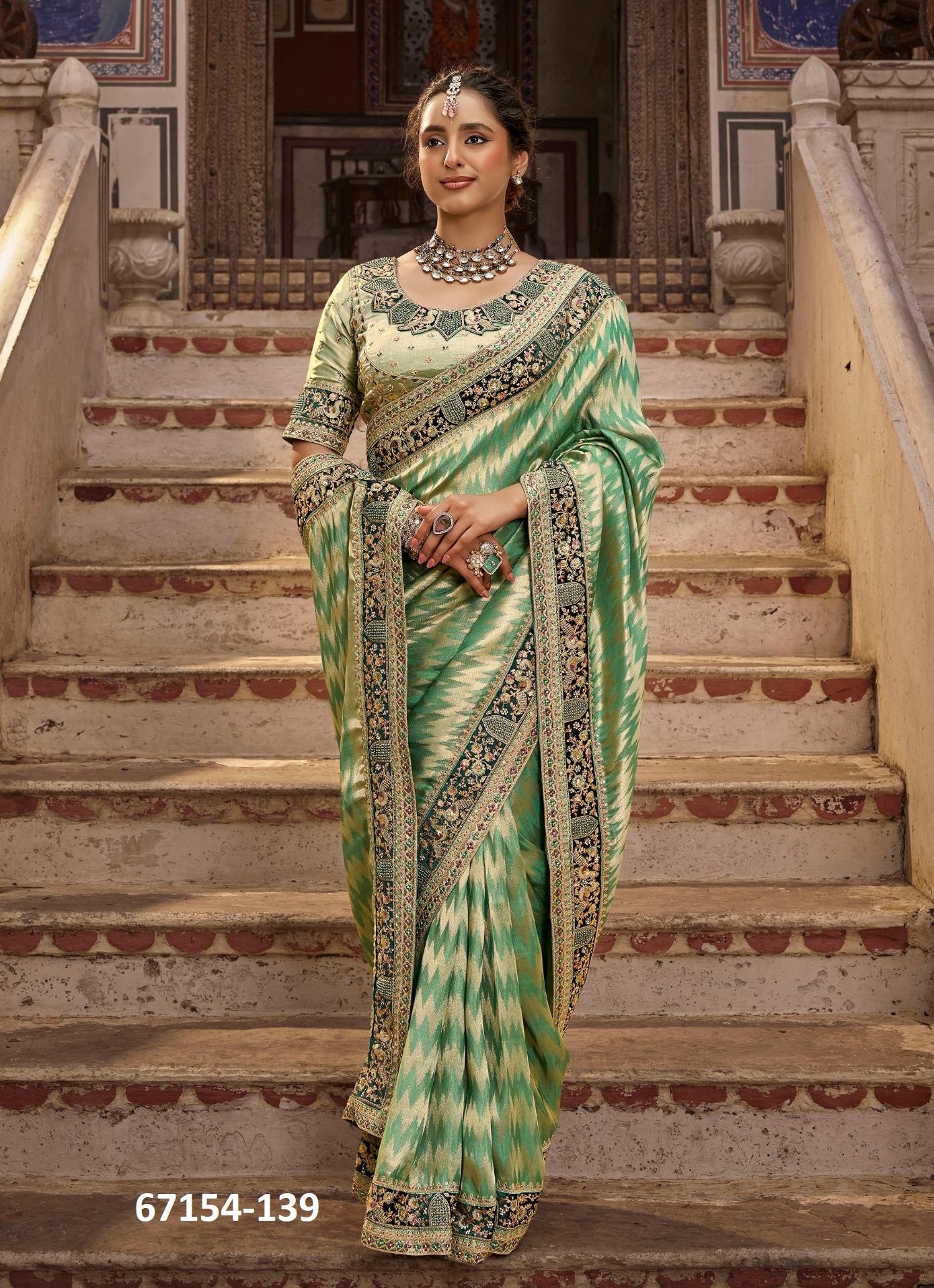 SAKSHI - Catalog # 67154 (Set of 4 Sarees) SAKSHI - Catalog # 67154 (Set of 4 Sarees)