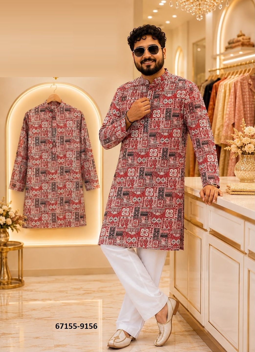 FESTIVE SPECIAL - Catalog # 67155 (Set of 5 Men's Ethnic Wear) FESTIVE SPECIAL - Catalog # 67155 (Set of 5 Men's Ethnic Wear)