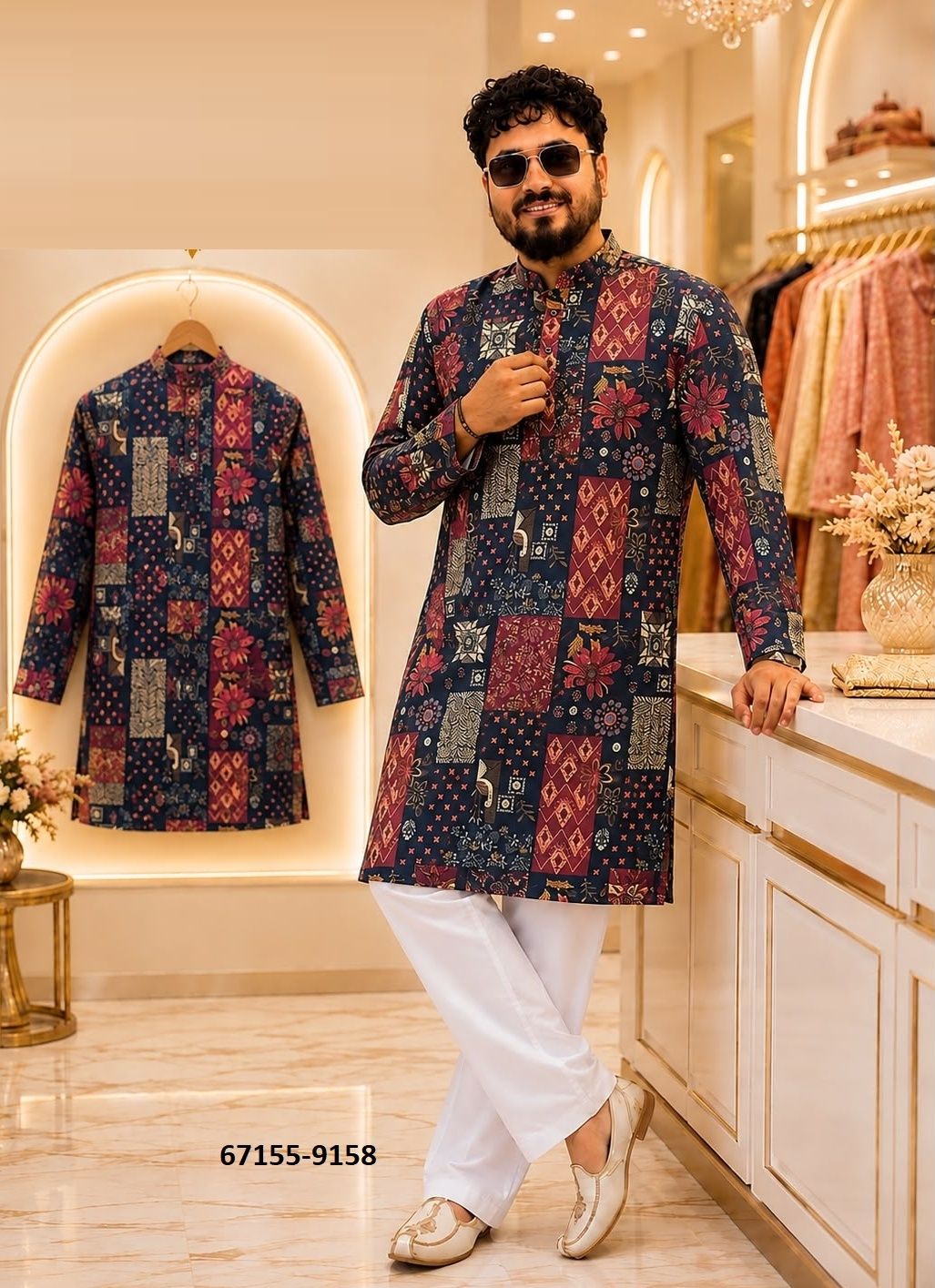 FESTIVE SPECIAL - Catalog # 67155 (Set of 5 Men's Ethnic Wear) FESTIVE SPECIAL - Catalog # 67155 (Set of 5 Men's Ethnic Wear)