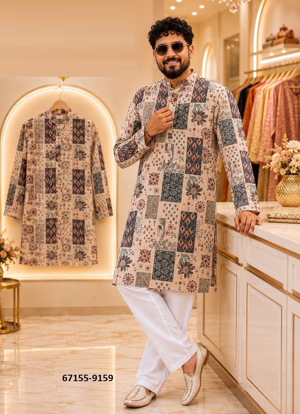 FESTIVE SPECIAL - Catalog # 67155 (Set of 5 Men's Ethnic Wear) FESTIVE SPECIAL - Catalog # 67155 (Set of 5 Men's Ethnic Wear)