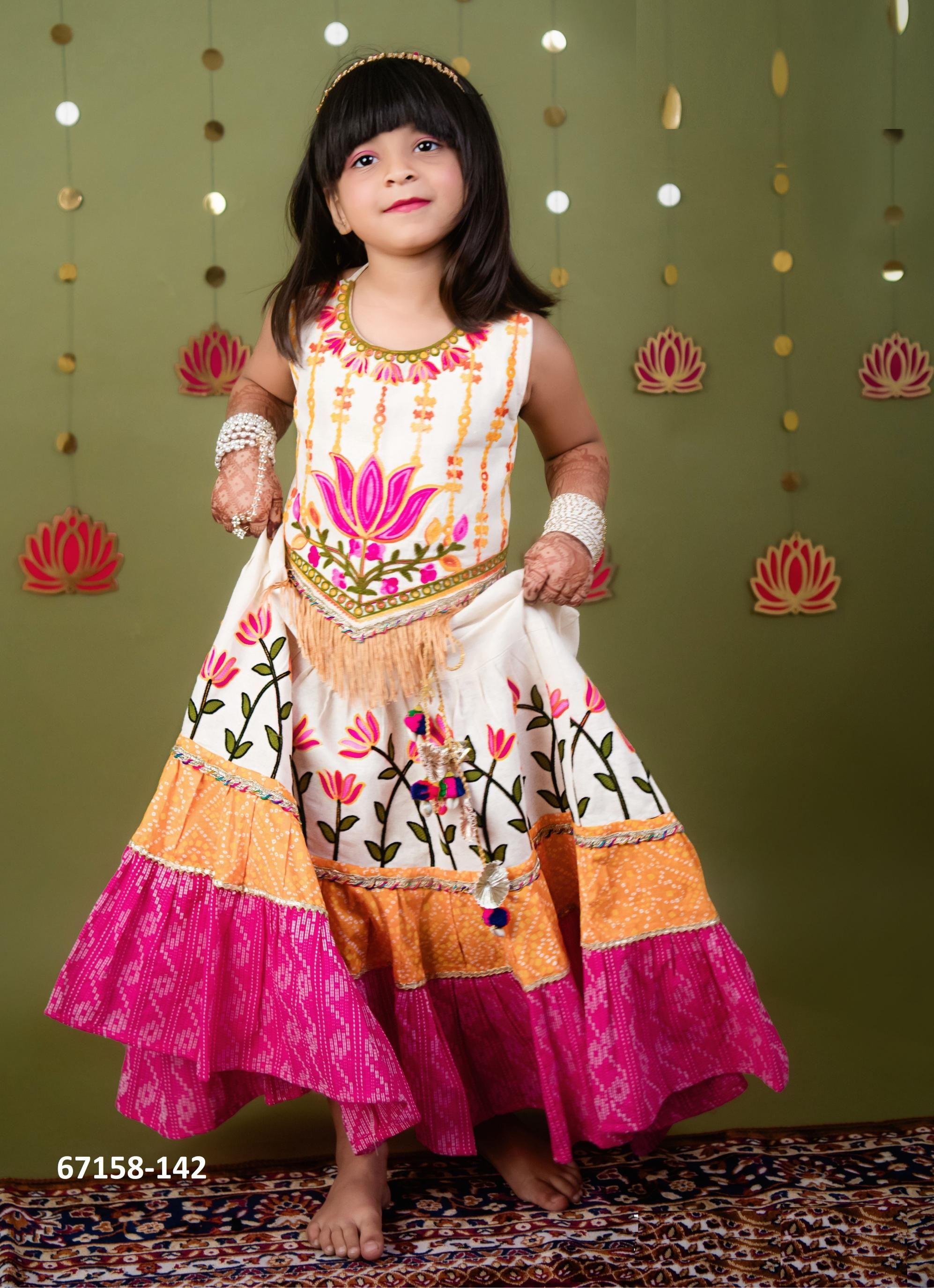NAVRATRI SPECIAL KIDS LEHENGA CO-ORD SET 3 - Catalog # 67158 (Set of 8 Readymade Lehengas) NAVRATRI SPECIAL KIDS LEHENGA CO-ORD SET 3 - Catalog # 67158 (Set of 8 Readymade Lehengas)