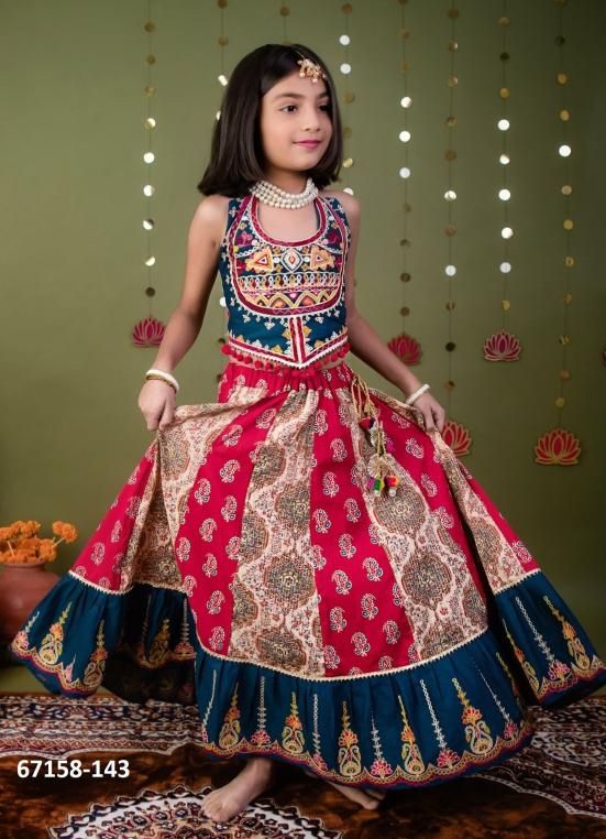 NAVRATRI SPECIAL KIDS LEHENGA CO-ORD SET 3 - Catalog # 67158 (Set of 8 Readymade Lehengas) NAVRATRI SPECIAL KIDS LEHENGA CO-ORD SET 3 - Catalog # 67158 (Set of 8 Readymade Lehengas)