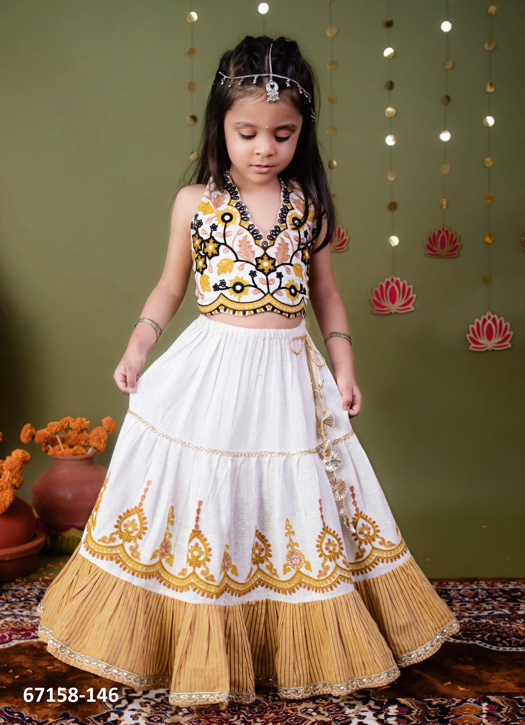 NAVRATRI SPECIAL KIDS LEHENGA CO-ORD SET 3 - Catalog # 67158 (Set of 8 Readymade Lehengas) NAVRATRI SPECIAL KIDS LEHENGA CO-ORD SET 3 - Catalog # 67158 (Set of 8 Readymade Lehengas)