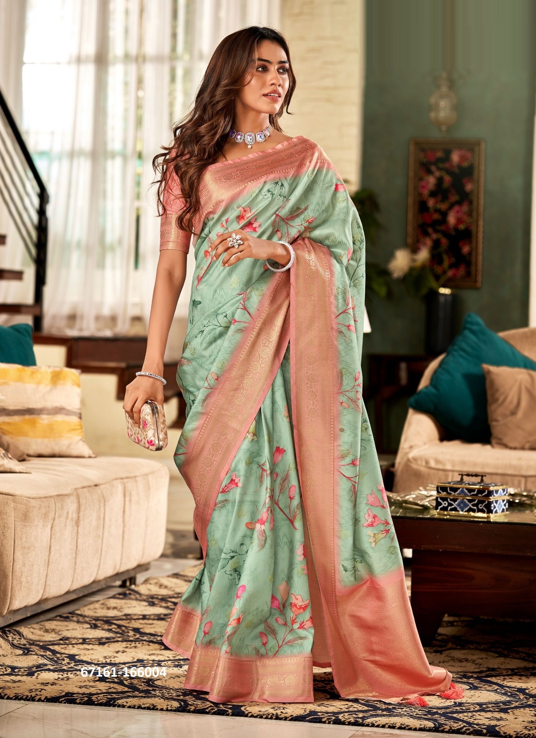 SHRINIKA SILK - Catalog # 67161 (Set of 8 Sarees) SHRINIKA SILK - Catalog # 67161 (Set of 8 Sarees)