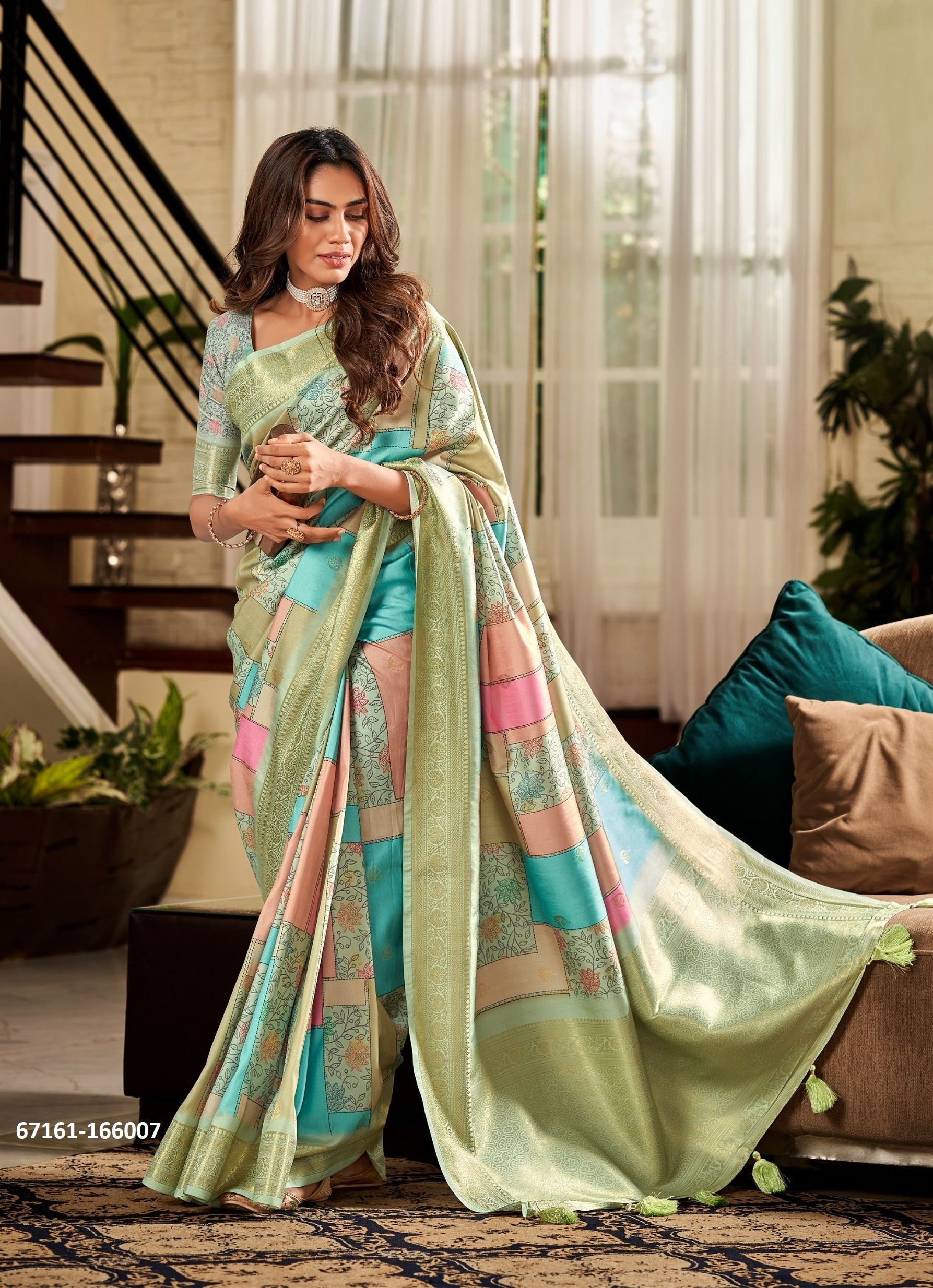 SHRINIKA SILK - Catalog # 67161 (Set of 8 Sarees) SHRINIKA SILK - Catalog # 67161 (Set of 8 Sarees)
