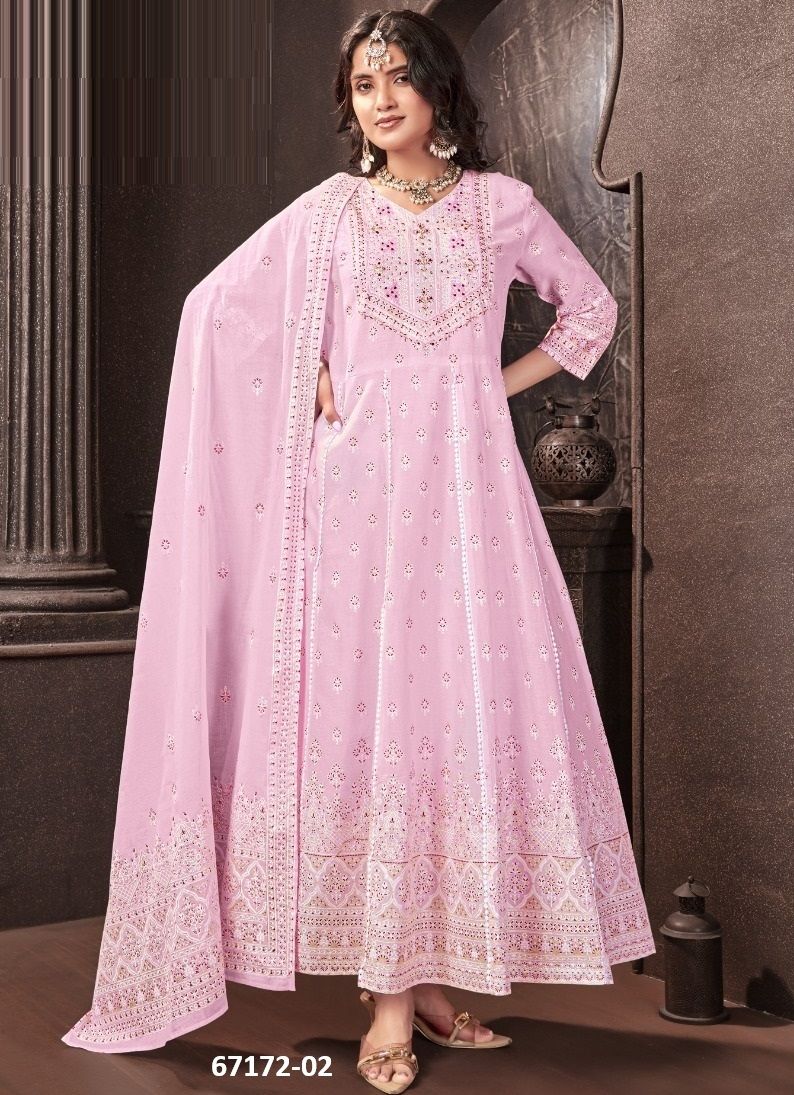 SANA - Catalog # 67172 (Set of 4 SIZE-SETS [Readymade Salwar Suits])