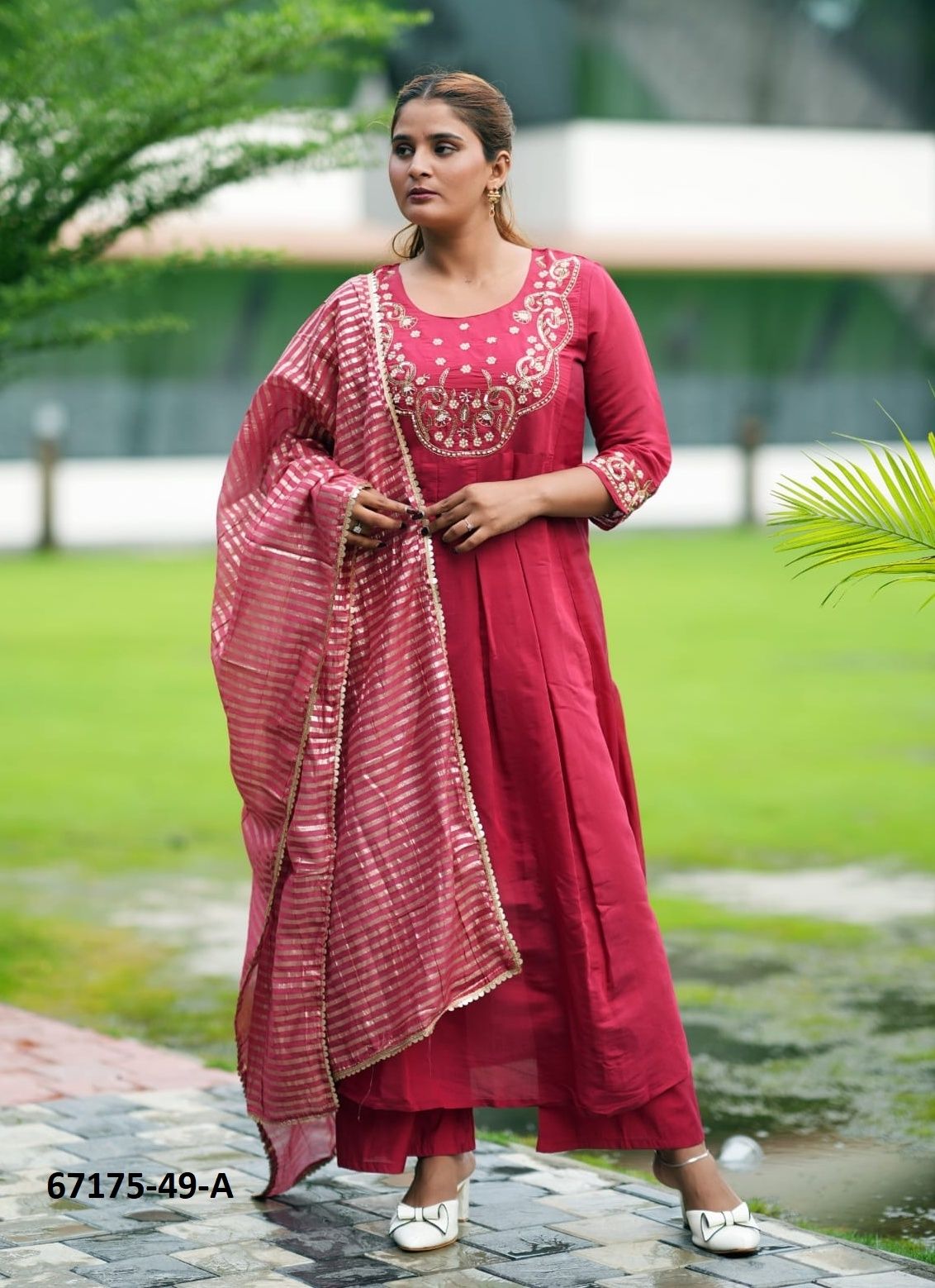 COLORS OF 49 - Catalog # 67175 (Set of 2 Readymade Salwar Suits) COLORS OF 49 - Catalog # 67175 (Set of 2 Readymade Salwar Suits)