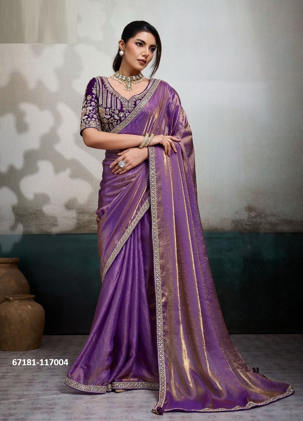 SOIREE - Catalog # 67181 (Set of 4 Sarees) SOIREE - Catalog # 67181 (Set of 4 Sarees)