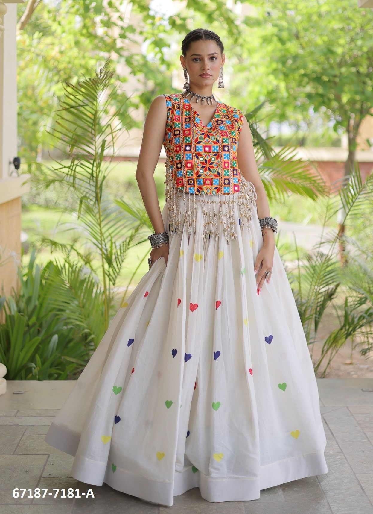 DESIGN 7181 - Catalog # 67187 (Set of 8 Readymade Lehengas) DESIGN 7181 - Catalog # 67187 (Set of 8 Readymade Lehengas)