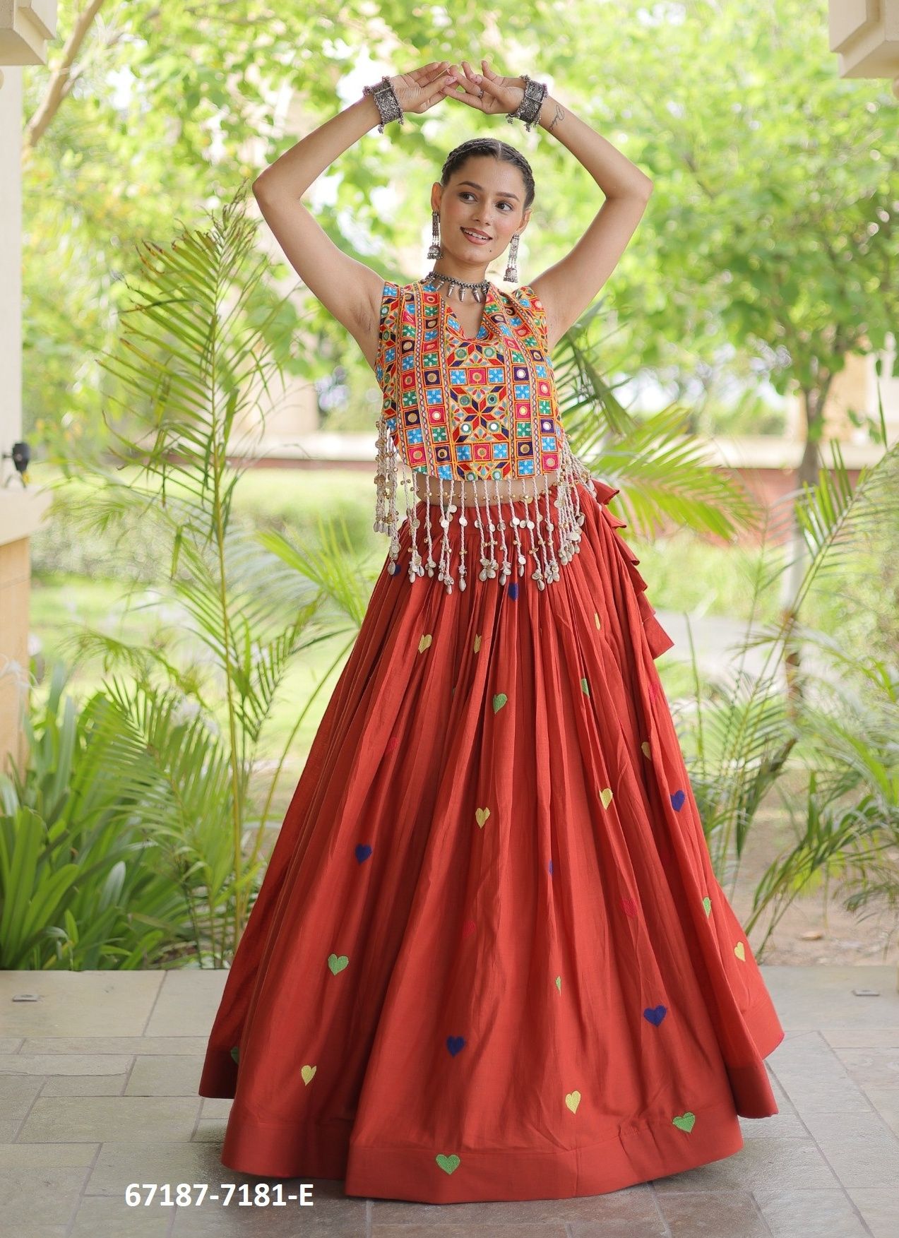 DESIGN 7181 - Catalog # 67187 (Set of 8 Readymade Lehengas) DESIGN 7181 - Catalog # 67187 (Set of 8 Readymade Lehengas)