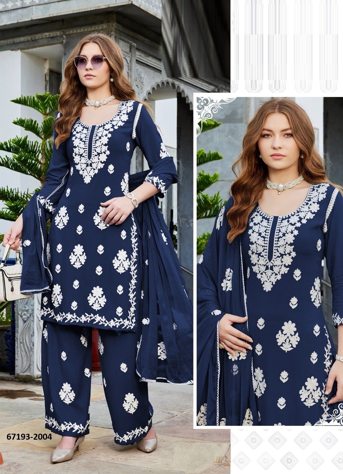 ASHIYA - Catalog # 67193 (Set of 28 SIZE-SETS [Readymade Salwar Suits])