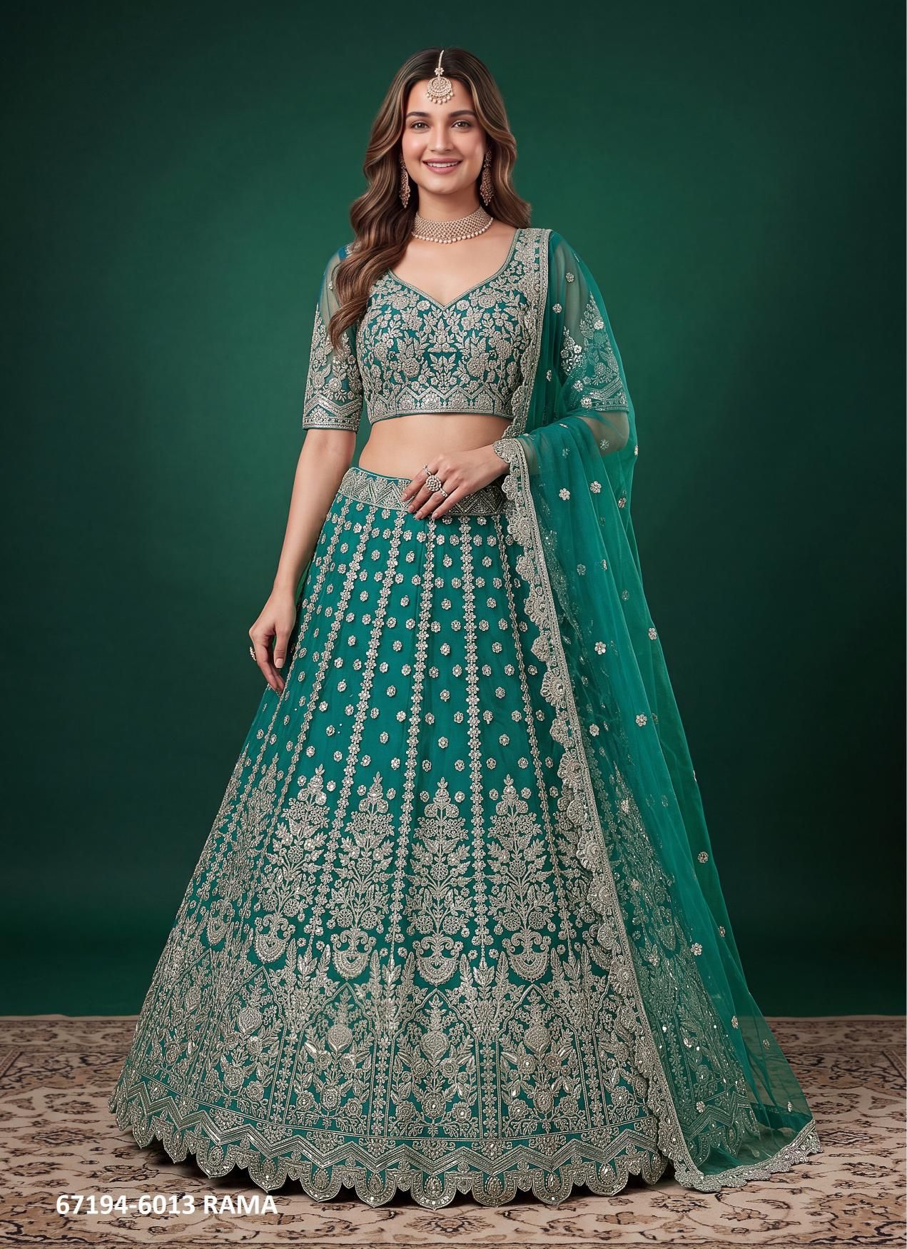 VOLUME 37 - Catalog # 67194 (Set of 6 Semi-Stitched Lehengas) VOLUME 37 - Catalog # 67194 (Set of 6 Semi-Stitched Lehengas)