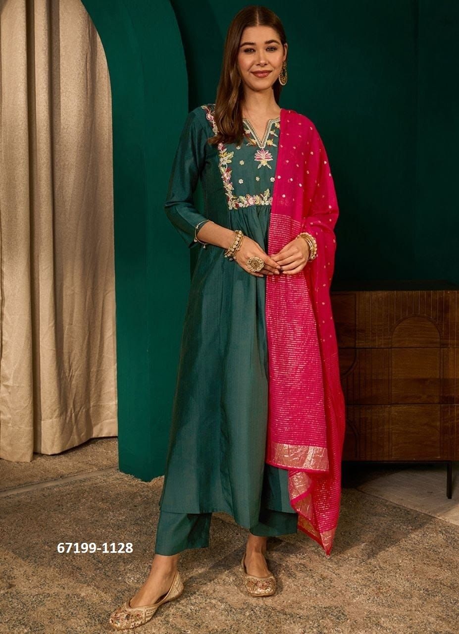 IMLI - Catalog # 67199 (Set of 4 Readymade Salwar Suits) IMLI - Catalog # 67199 (Set of 4 Readymade Salwar Suits)