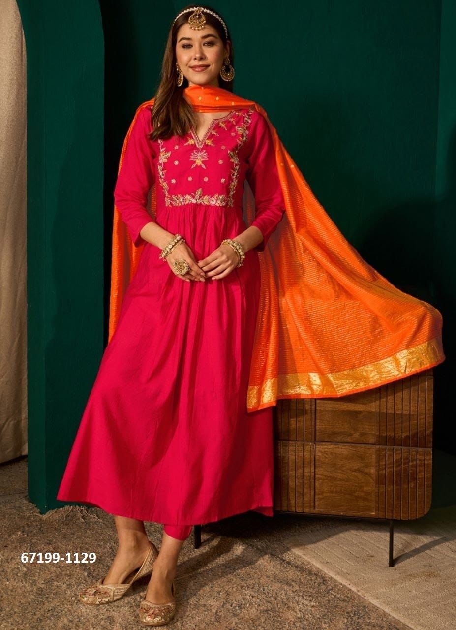 IMLI - Catalog # 67199 (Set of 4 Readymade Salwar Suits) IMLI - Catalog # 67199 (Set of 4 Readymade Salwar Suits)