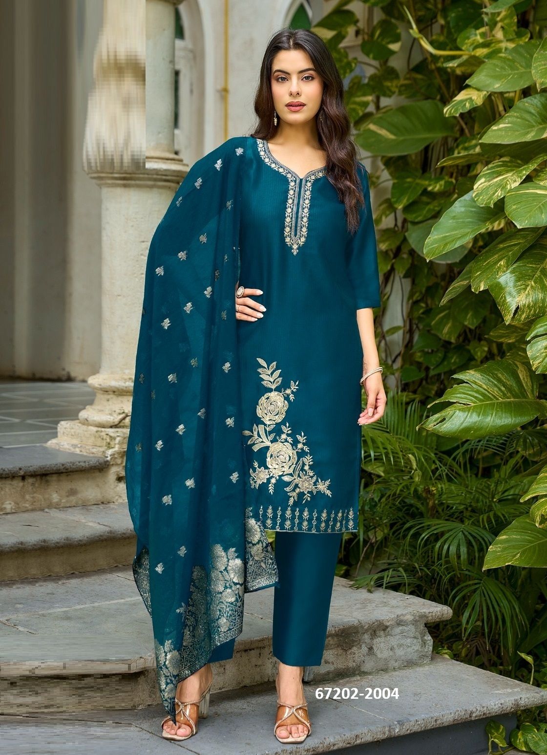 HEER 2 - Catalog # 67202 (Set of 8 Readymade Salwar Suits) HEER 2 - Catalog # 67202 (Set of 8 Readymade Salwar Suits)