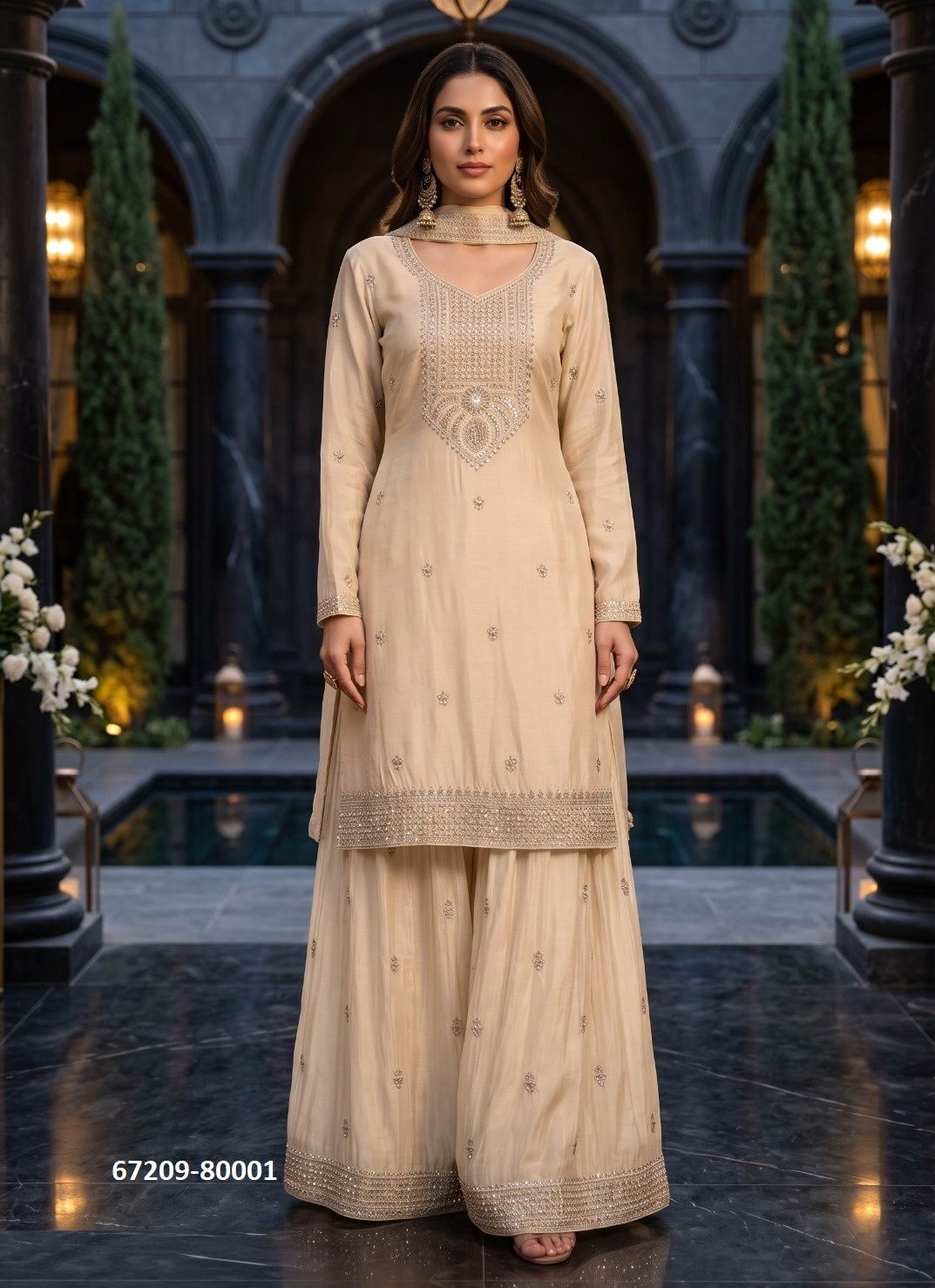 SHIKHA - Catalog # 67209 (Set of 3 Readymade Salwar Suits) SHIKHA - Catalog # 67209 (Set of 3 Readymade Salwar Suits)