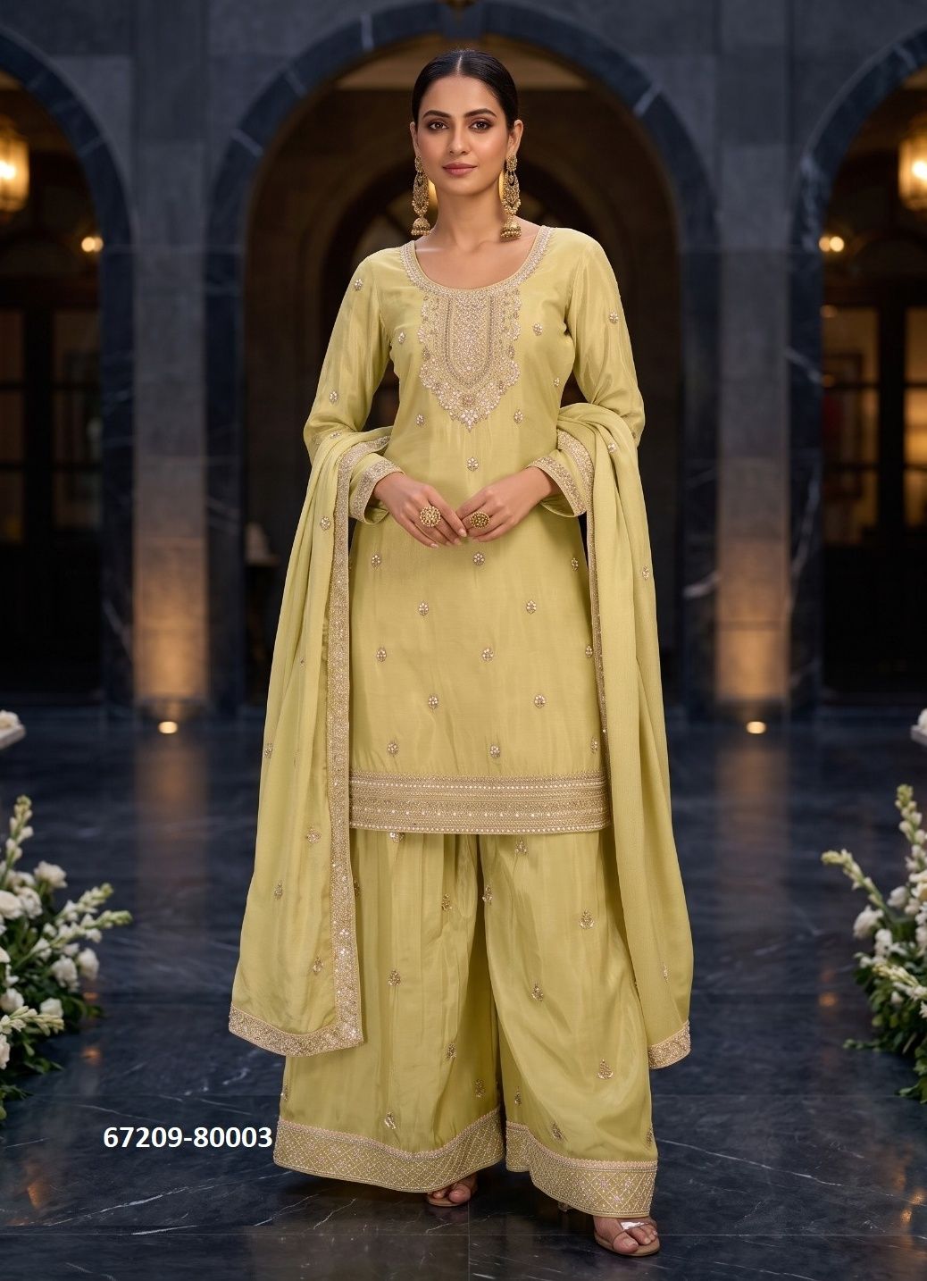 SHIKHA - Catalog # 67209 (Set of 3 Readymade Salwar Suits) SHIKHA - Catalog # 67209 (Set of 3 Readymade Salwar Suits)