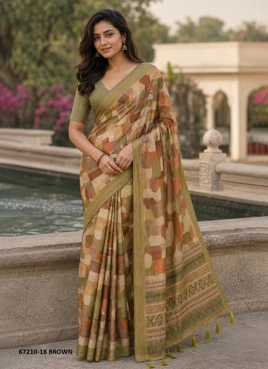 ERODISHA 18 - Catalog # 67210 (Set of 3 Sarees)
