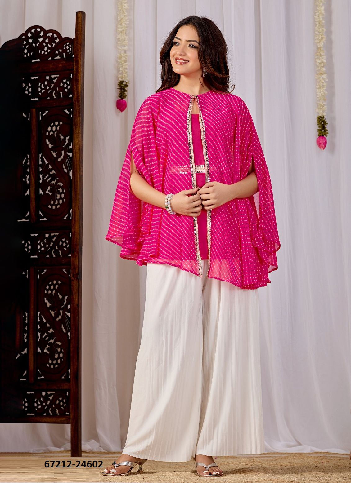 NAVRANG CAPE SET - Catalog # 67212 (Set of 4 Readymade Women's Kurtis / Tops) NAVRANG CAPE SET - Catalog # 67212 (Set of 4 Readymade Women's Kurtis / Tops)