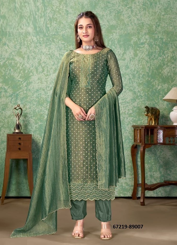FARAH - Catalog # 67219 (Set of 8 Readymade Salwar Suits) FARAH - Catalog # 67219 (Set of 8 Readymade Salwar Suits)