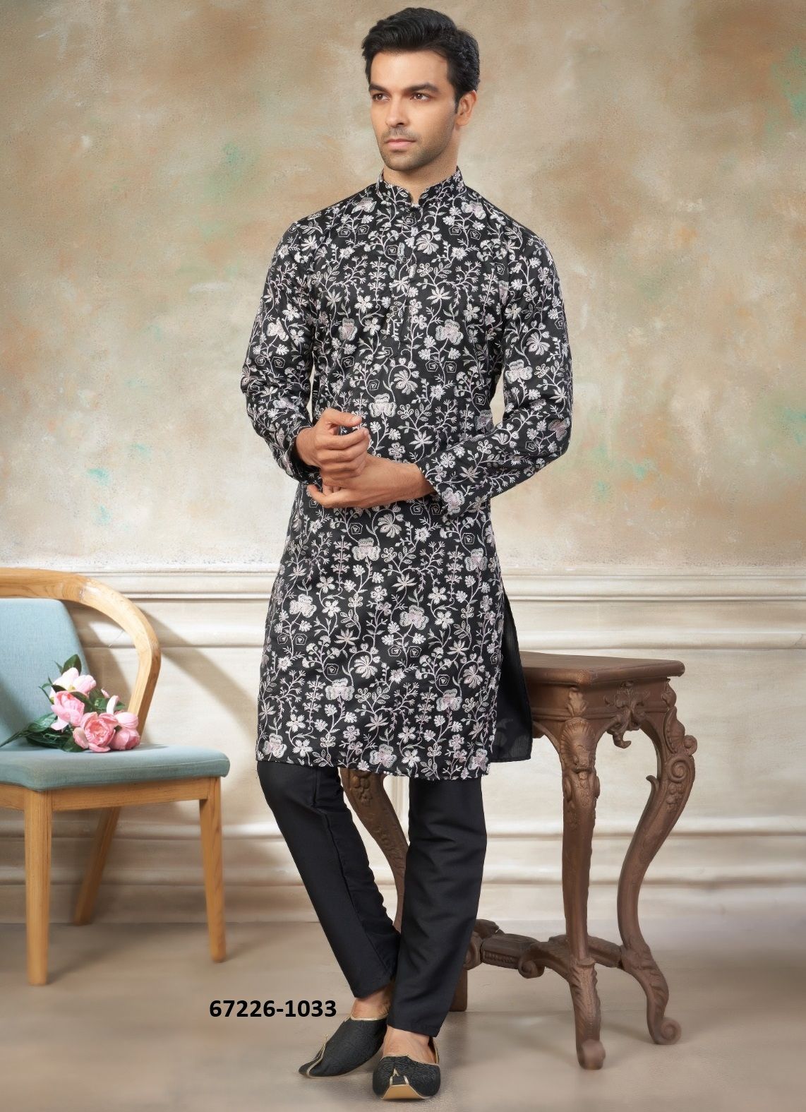 WEDDING COLLECTION 43 - Catalog # 67226 (Set of 6 Men's Ethnic Wear) WEDDING COLLECTION 43 - Catalog # 67226 (Set of 6 Men's Ethnic Wear)