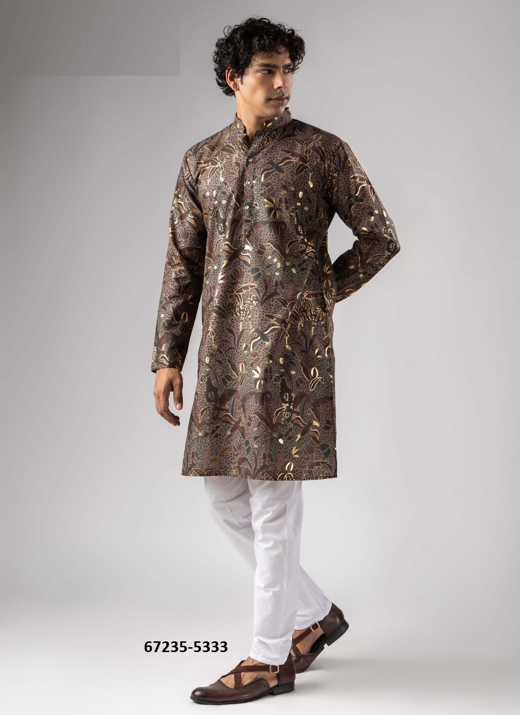 MEN'S TRADITIONAL KURTA 8 - Catalog # 67235 (Set of 6 Men's Ethnic Wear) MEN'S TRADITIONAL KURTA 8 - Catalog # 67235 (Set of 6 Men's Ethnic Wear)