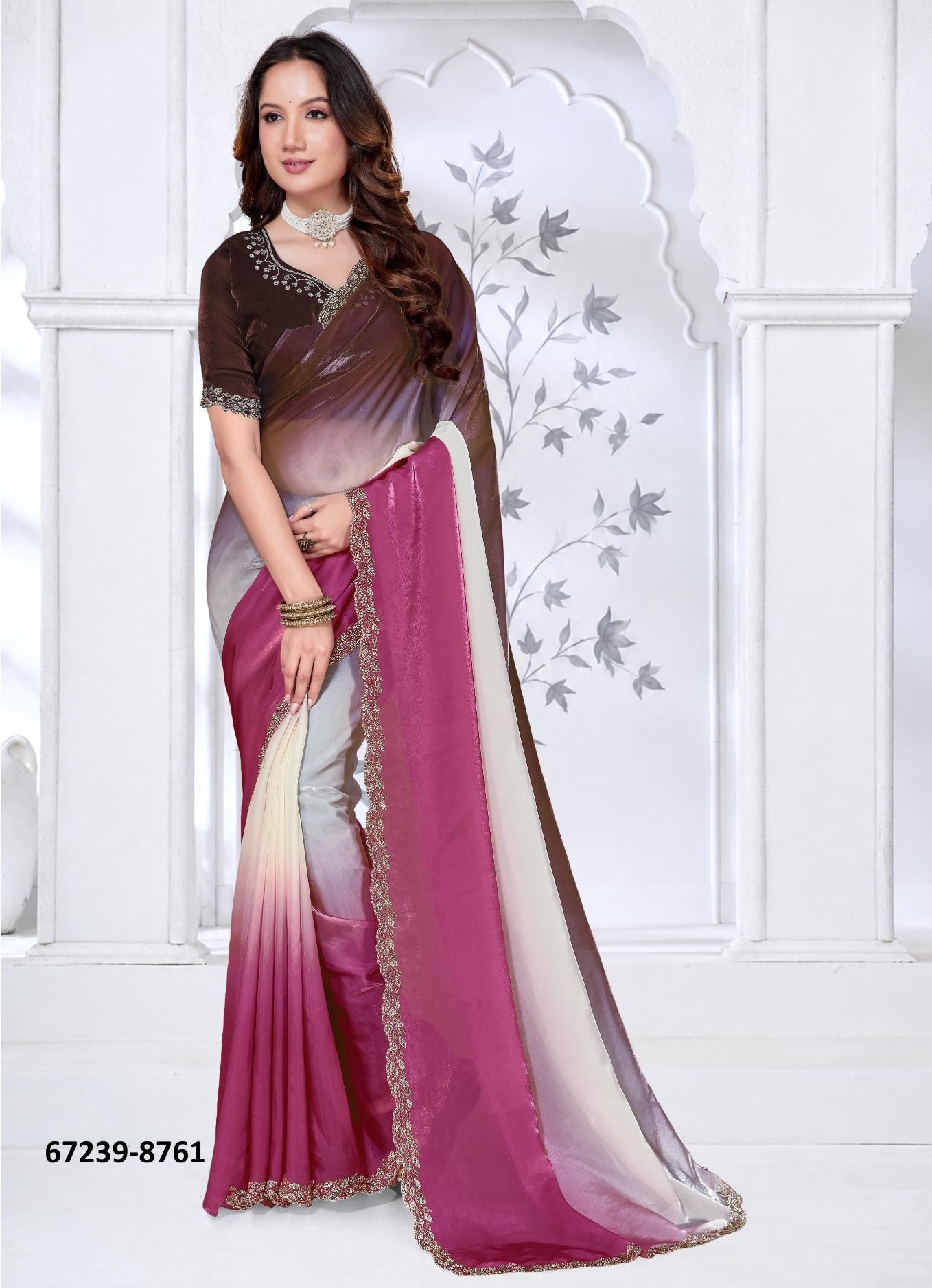 SHANAYA - Catalog # 67239 (Set of 5 Sarees) SHANAYA - Catalog # 67239 (Set of 5 Sarees)
