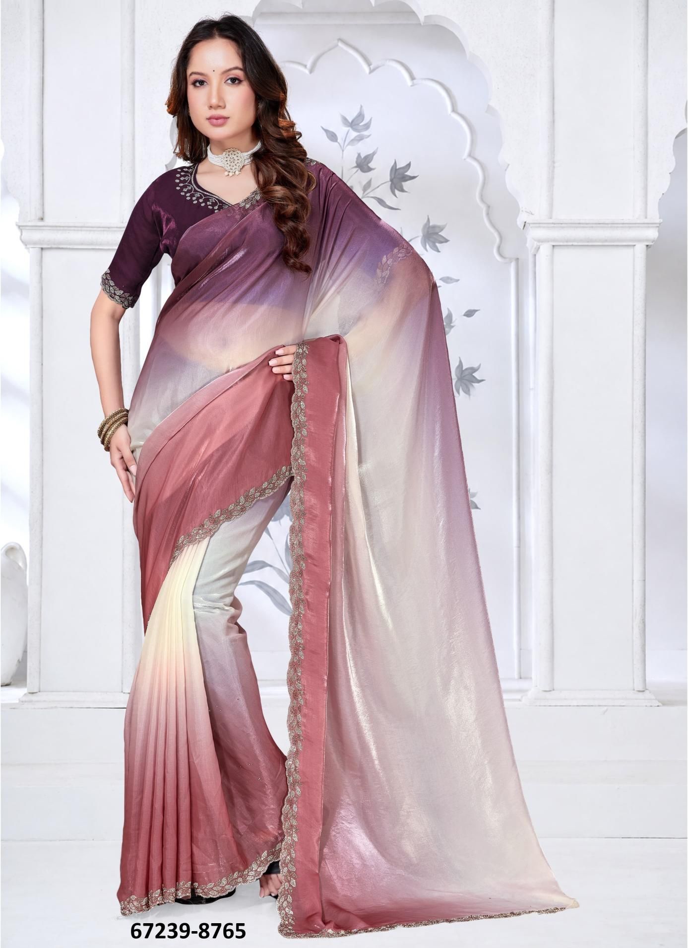 SHANAYA - Catalog # 67239 (Set of 5 Sarees) SHANAYA - Catalog # 67239 (Set of 5 Sarees)