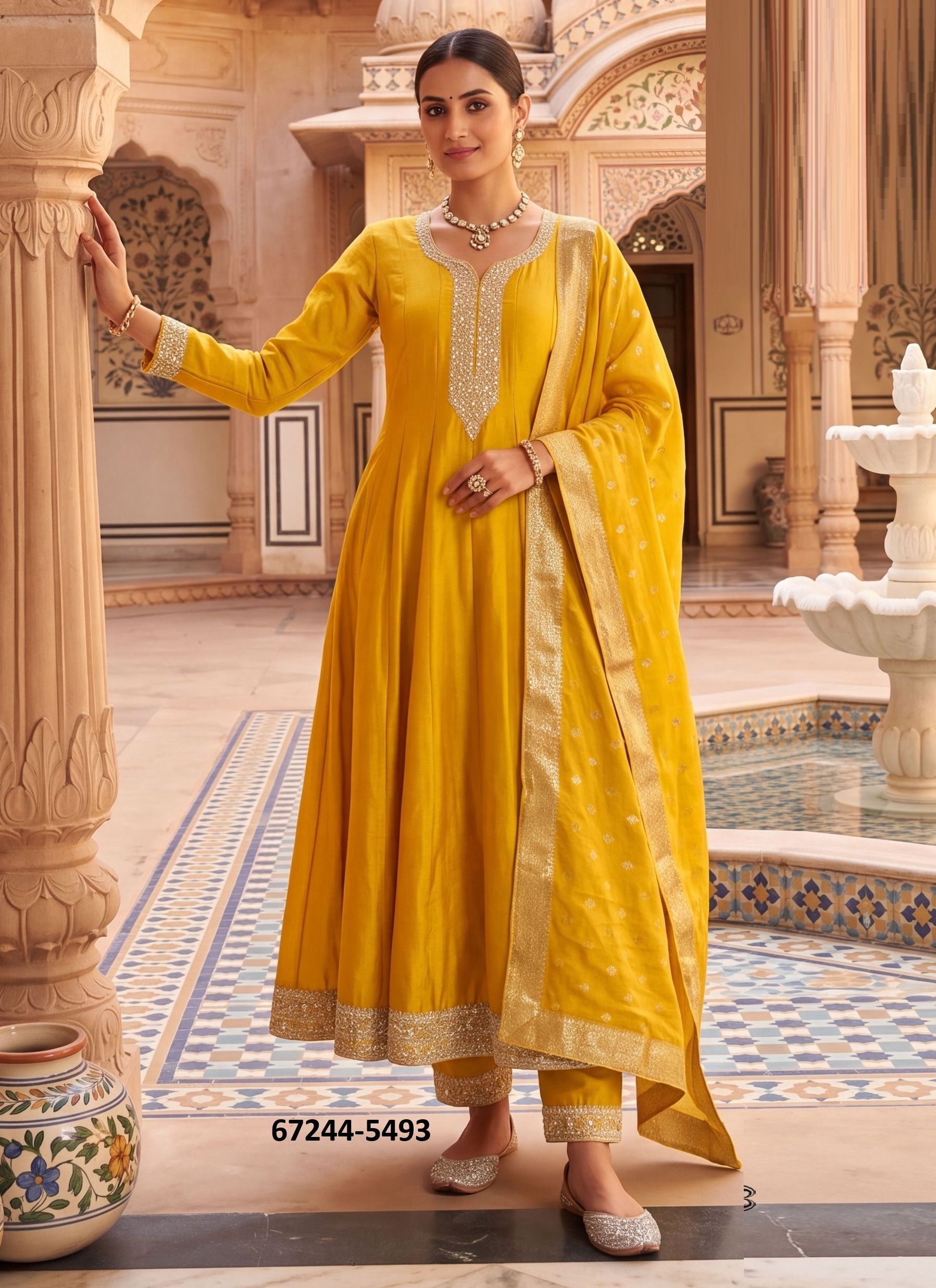 TOXIC - Catalog # 67244 (Set of 36 SIZE-SETS [Readymade Salwar Suits])