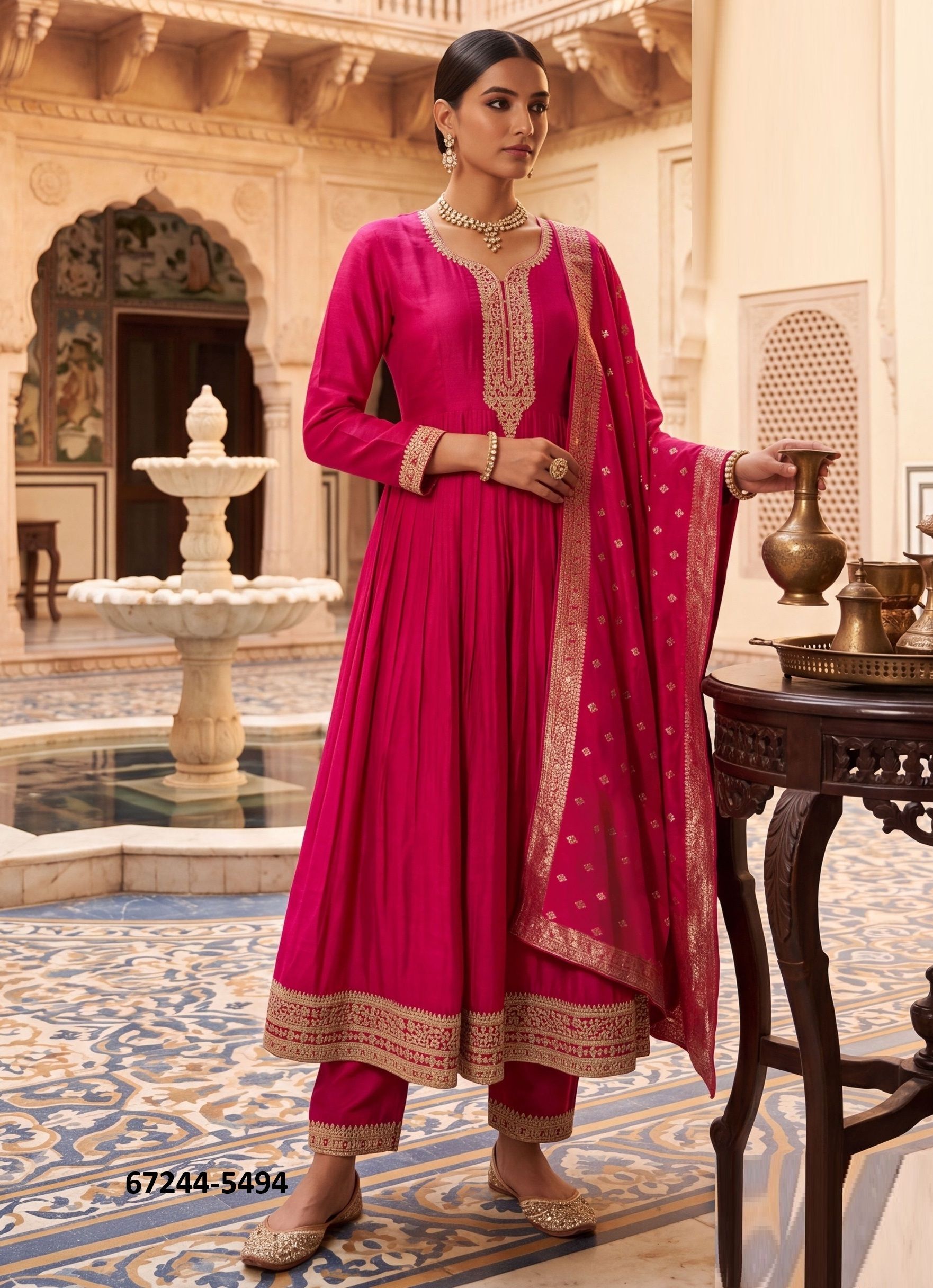 TOXIC - Catalog # 67244 (Set of 36 SIZE-SETS [Readymade Salwar Suits])