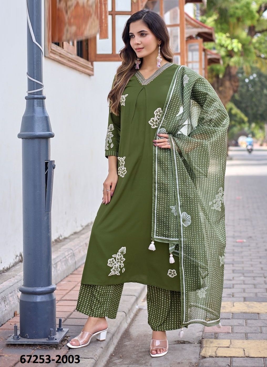 VASUDHA - Catalog # 67253 (Set of 6 Readymade Salwar Suits) VASUDHA - Catalog # 67253 (Set of 6 Readymade Salwar Suits)