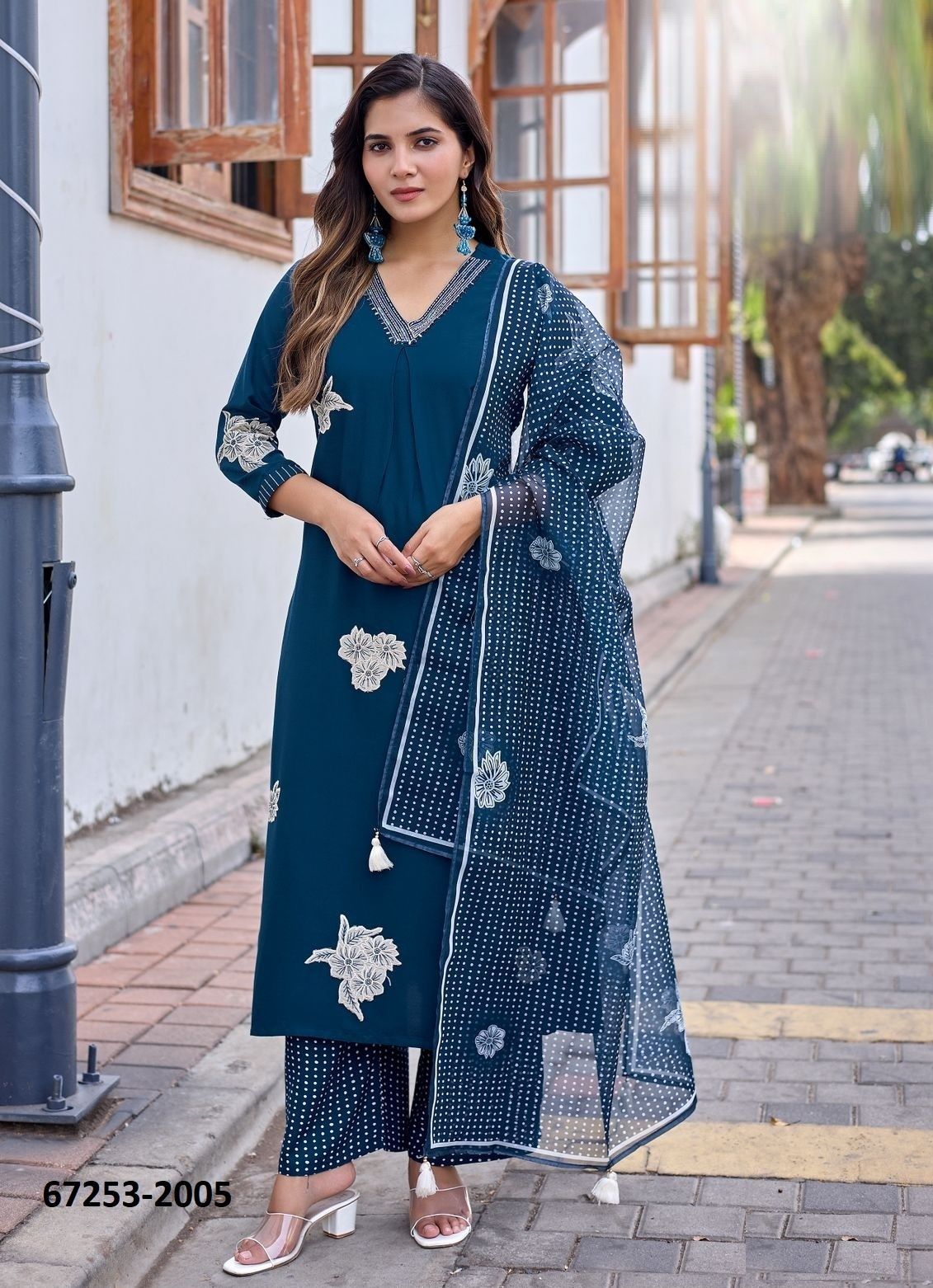 VASUDHA - Catalog # 67253 (Set of 6 Readymade Salwar Suits) VASUDHA - Catalog # 67253 (Set of 6 Readymade Salwar Suits)