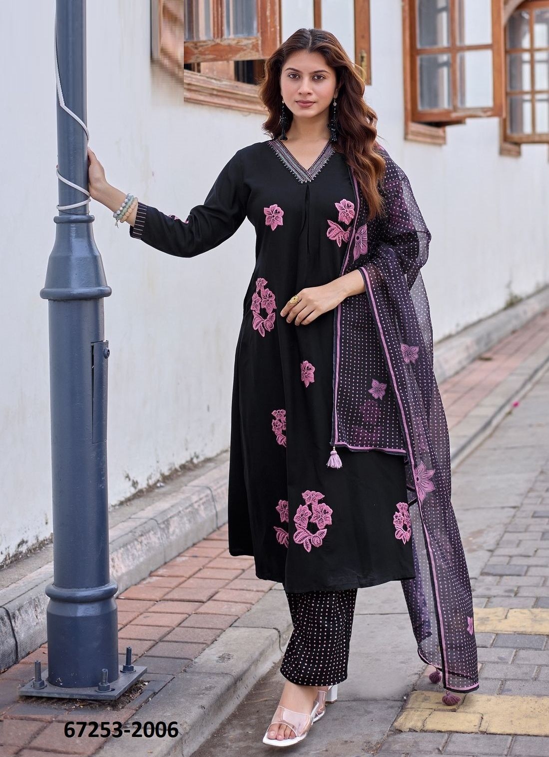 VASUDHA - Catalog # 67253 (Set of 6 Readymade Salwar Suits) VASUDHA - Catalog # 67253 (Set of 6 Readymade Salwar Suits)