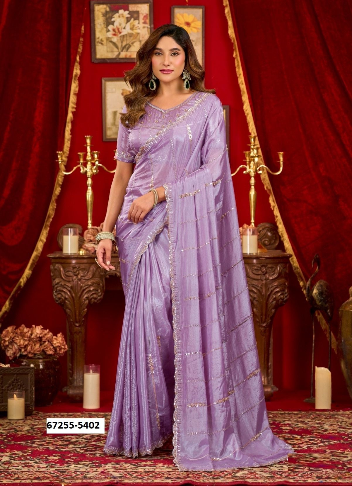 SAHIBA - Catalog # 67255 (Set of 6 Sarees) SAHIBA - Catalog # 67255 (Set of 6 Sarees)