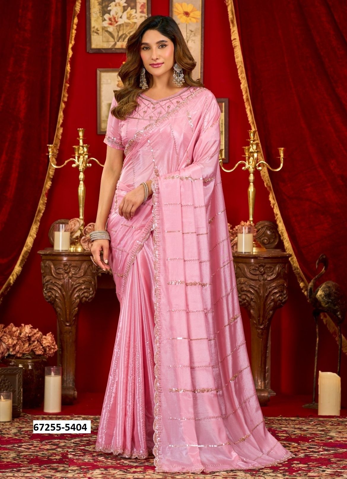 SAHIBA - Catalog # 67255 (Set of 6 Sarees) SAHIBA - Catalog # 67255 (Set of 6 Sarees)