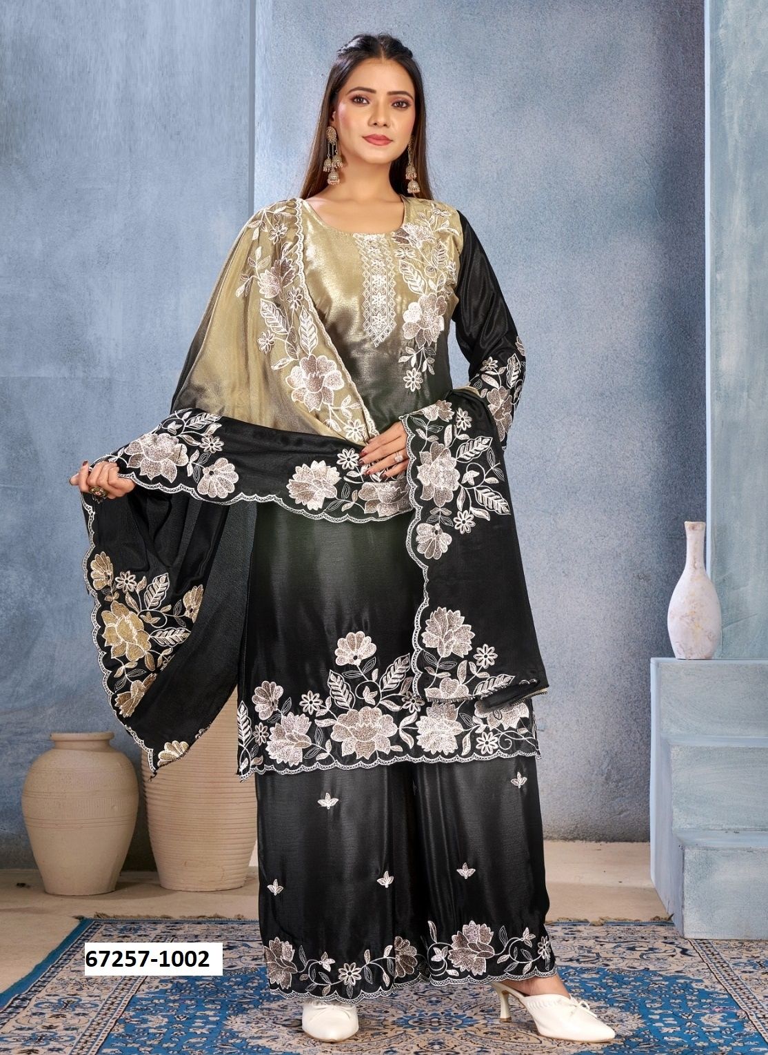 ISHARA - Catalog # 67257 (Set of 6 Readymade Salwar Suits) ISHARA - Catalog # 67257 (Set of 6 Readymade Salwar Suits)