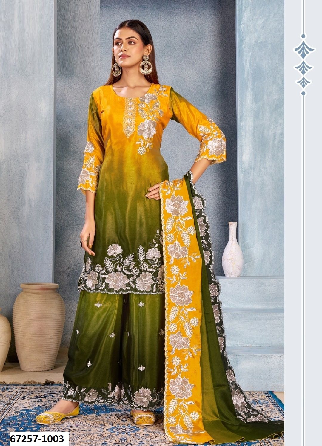 ISHARA - Catalog # 67257 (Set of 6 Readymade Salwar Suits) ISHARA - Catalog # 67257 (Set of 6 Readymade Salwar Suits)