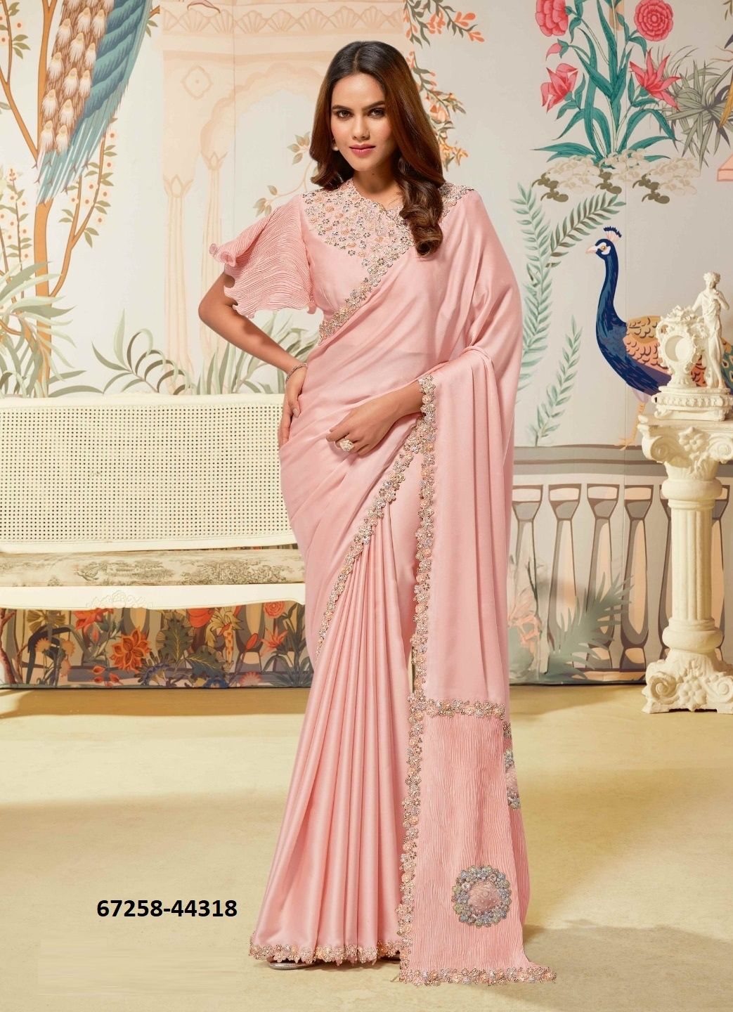 SEERAT 44303 - Catalog # 67258 (Set of 10 Sarees) SEERAT 44303 - Catalog # 67258 (Set of 10 Sarees)