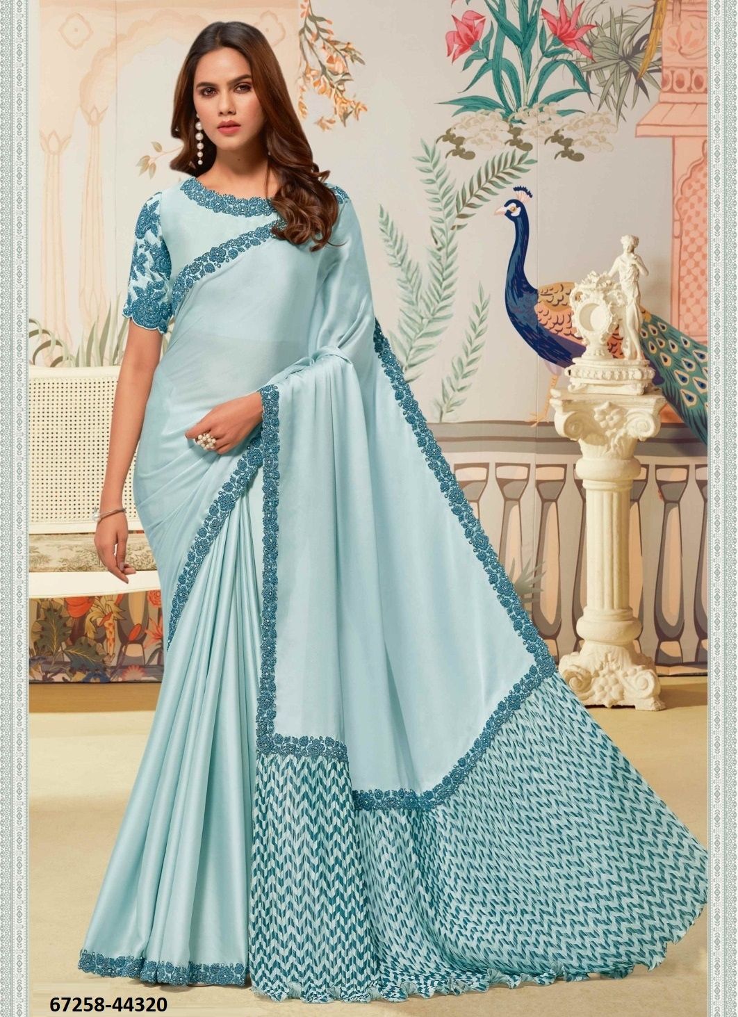 SEERAT 44303 - Catalog # 67258 (Set of 10 Sarees) SEERAT 44303 - Catalog # 67258 (Set of 10 Sarees)