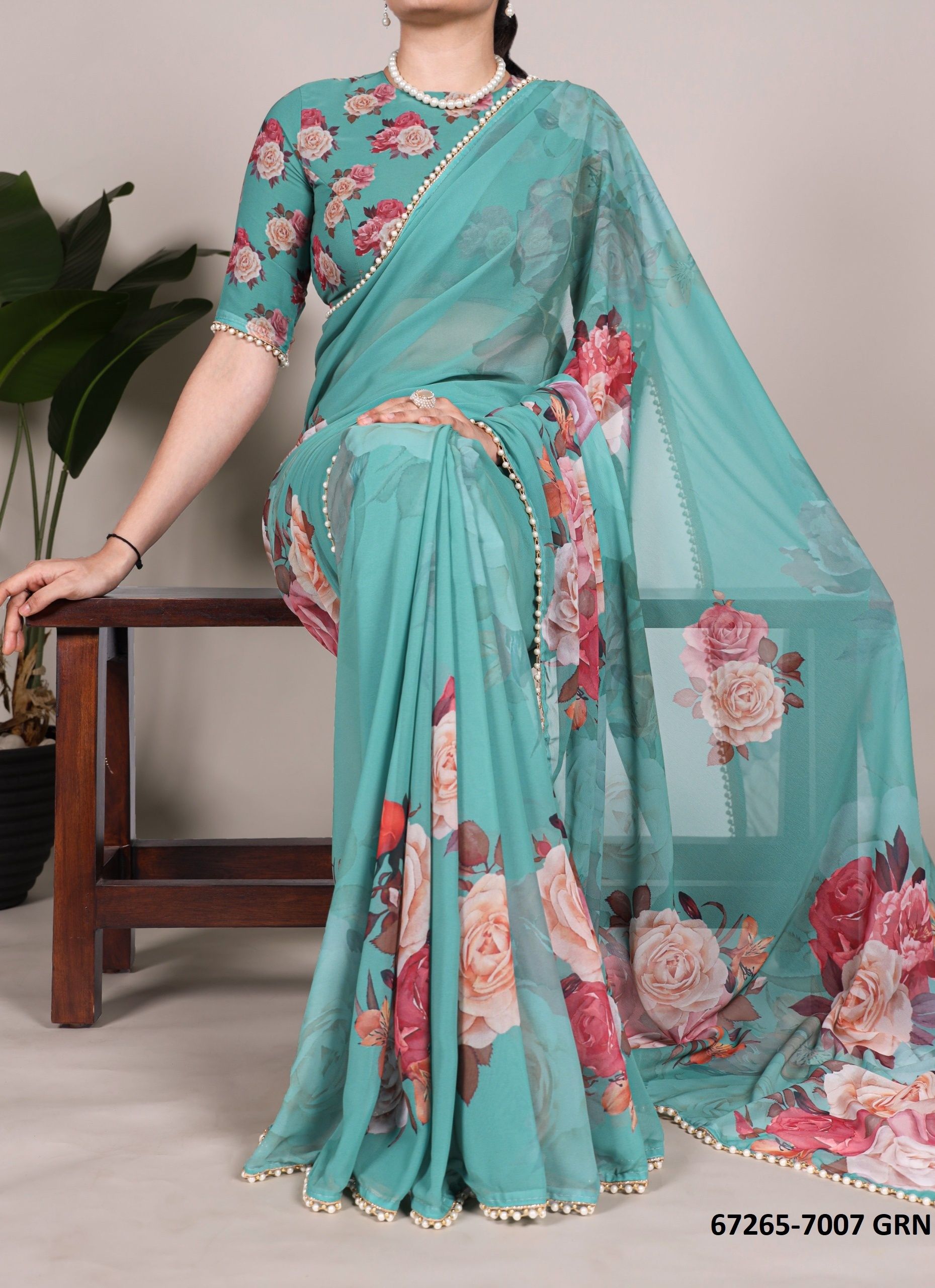 DESIGN 7007 - Catalog # 67265 (Set of 12 Sarees) DESIGN 7007 - Catalog # 67265 (Set of 12 Sarees)